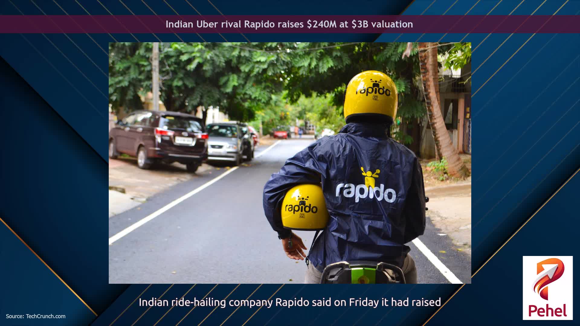 Indian Uber rival Rapido raises $240M at $3B valuation