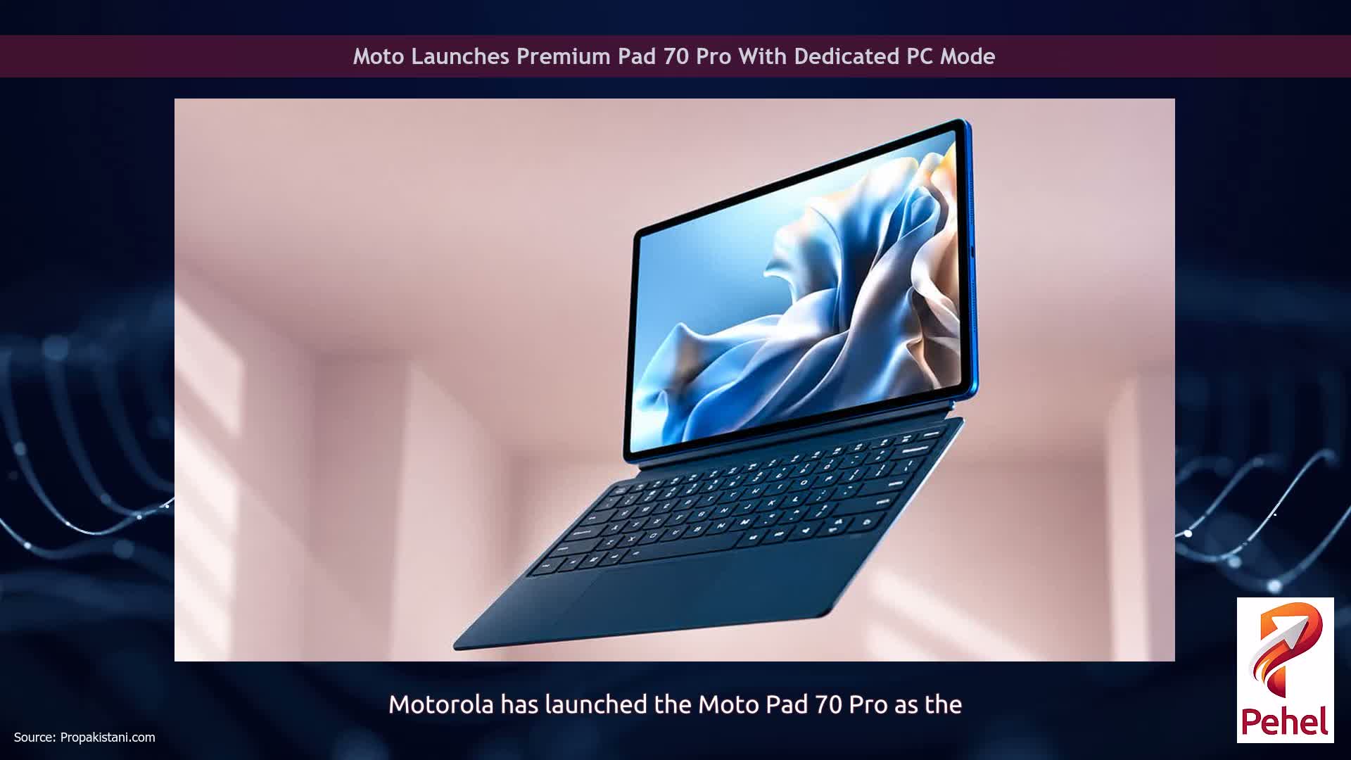 Moto Launches Premium Pad 70 Pro With Dedicated PC Mode