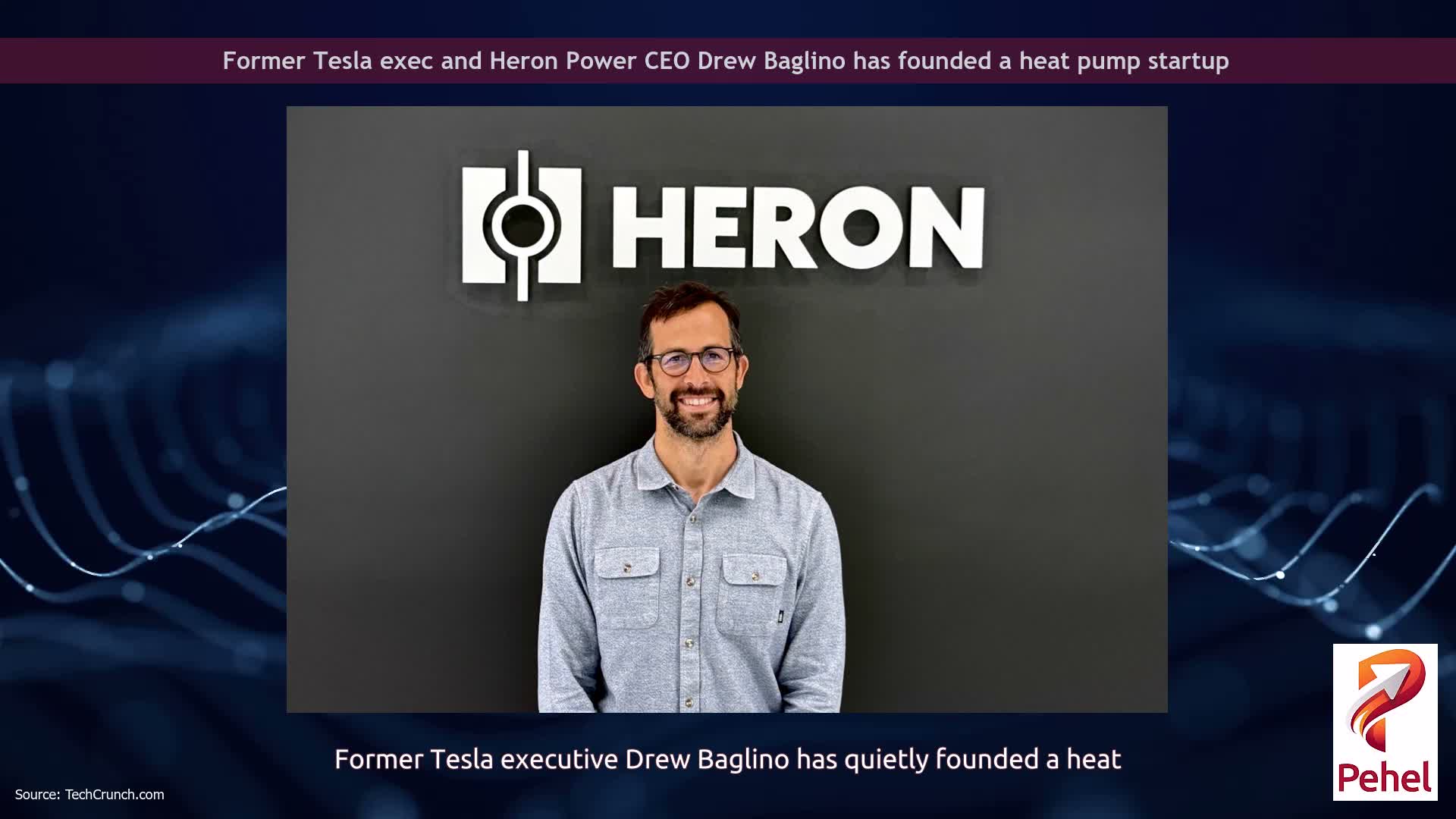 Former Tesla exec and Heron Power CEO Drew Baglino has founded a heat pump startup