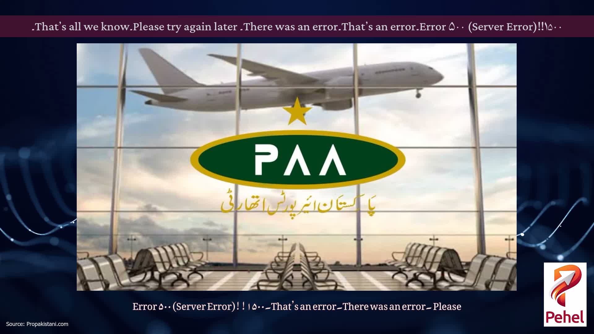 Error ۵۰۰ (Server Error)!!۱۵۰۰۔That’s an error۔There was an error۔ Please try again later۔That’s all we know۔