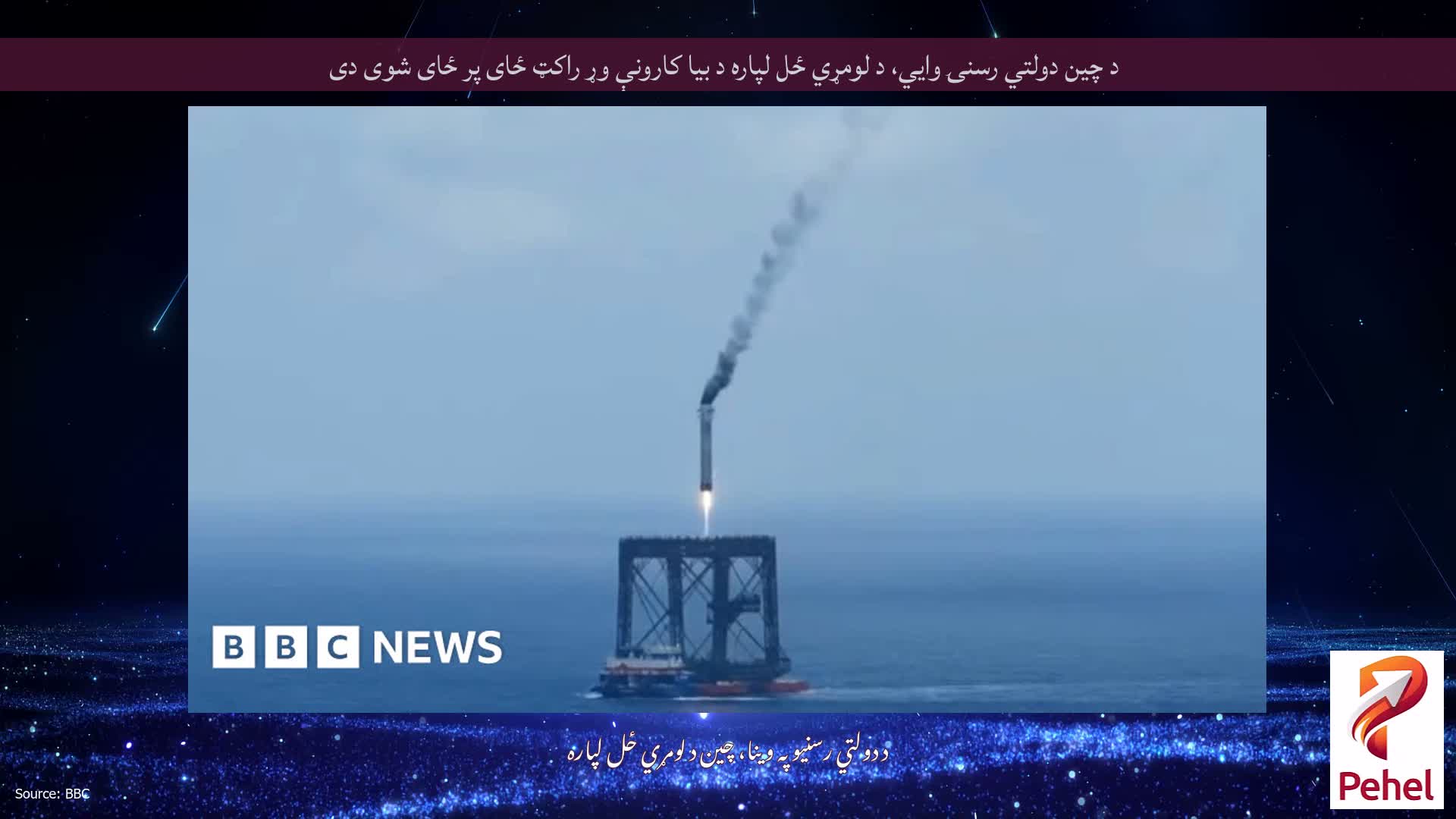 د چین دولتي رسنۍ وايي، د لومړي ځل لپاره د بیا کارونې وړ راکټ ځای پر ځای شوی دی