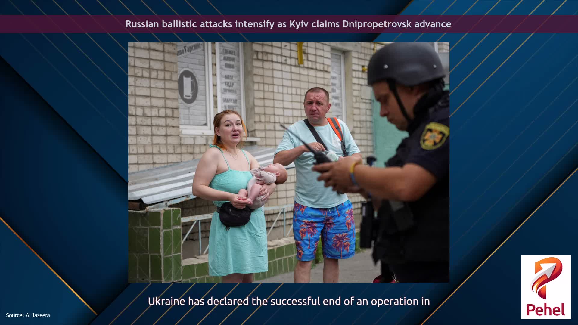 Russian ballistic attacks intensify as Kyiv claims Dnipropetrovsk advance