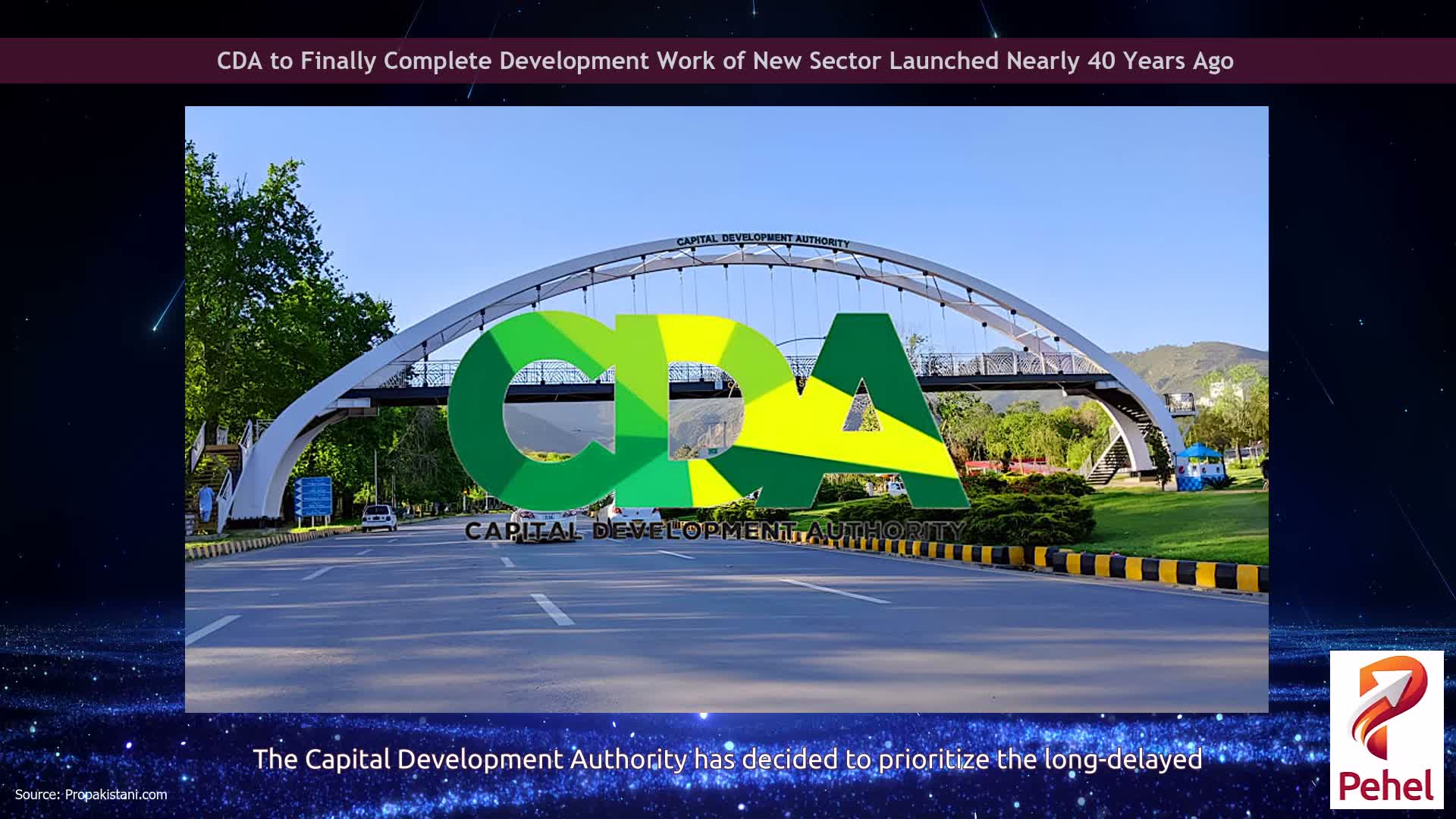 CDA to Finally Complete Development Work of New Sector Launched Nearly 40 Years Ago