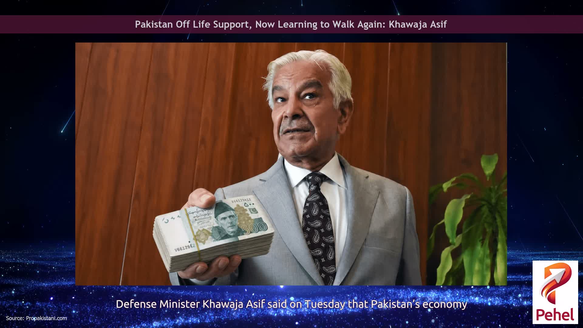 Pakistan Off Life Support, Now Learning to Walk Again: Khawaja Asif