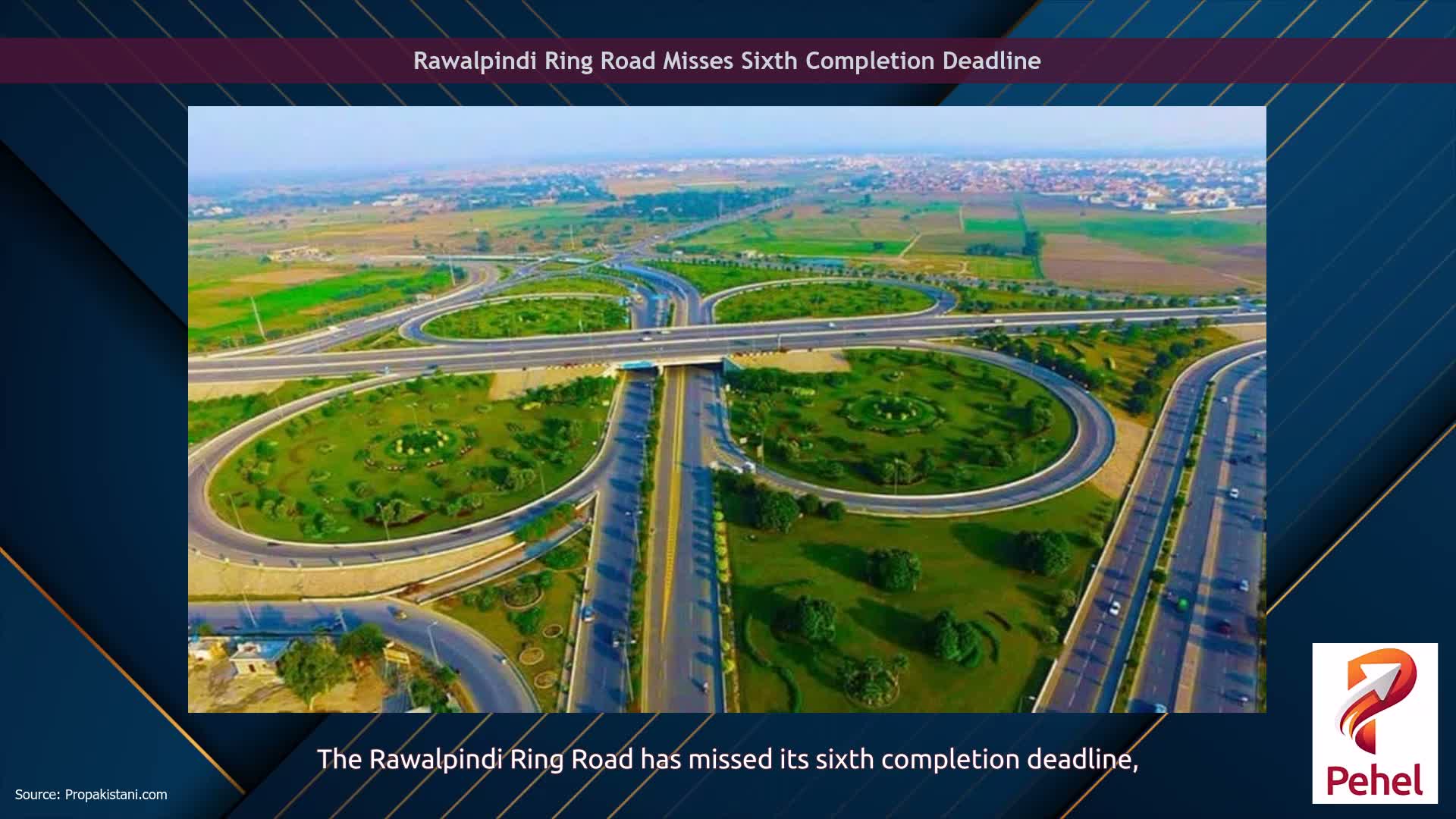Rawalpindi Ring Road Misses Sixth Completion Deadline