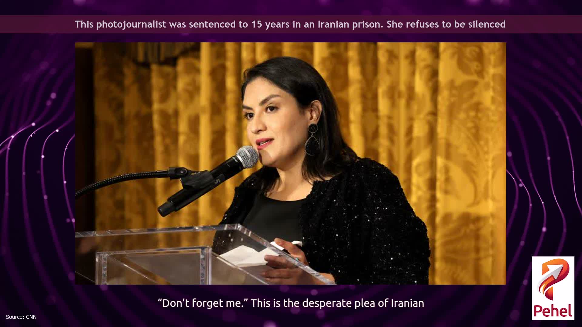 This photojournalist was sentenced to 15 years in an Iranian prison. She refuses to be silenced