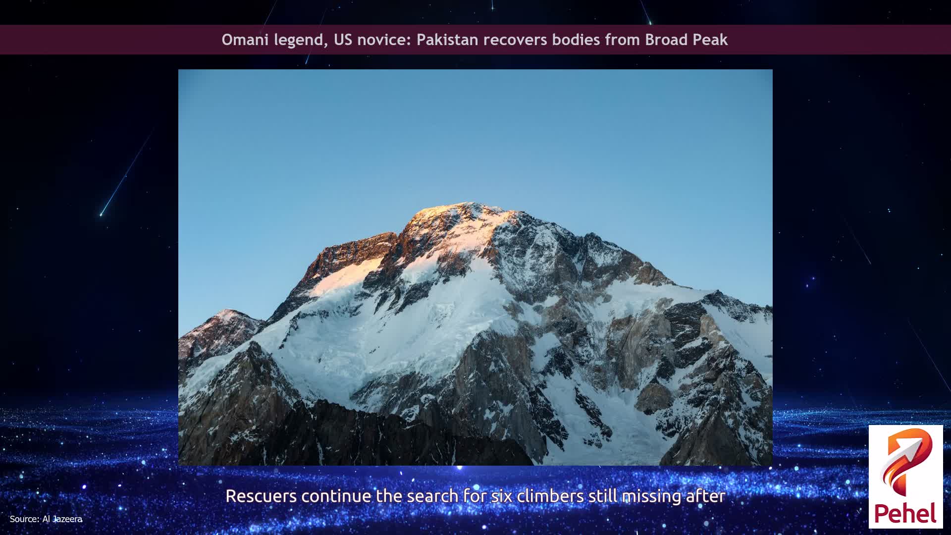 Omani legend, US novice: Pakistan recovers bodies from Broad Peak