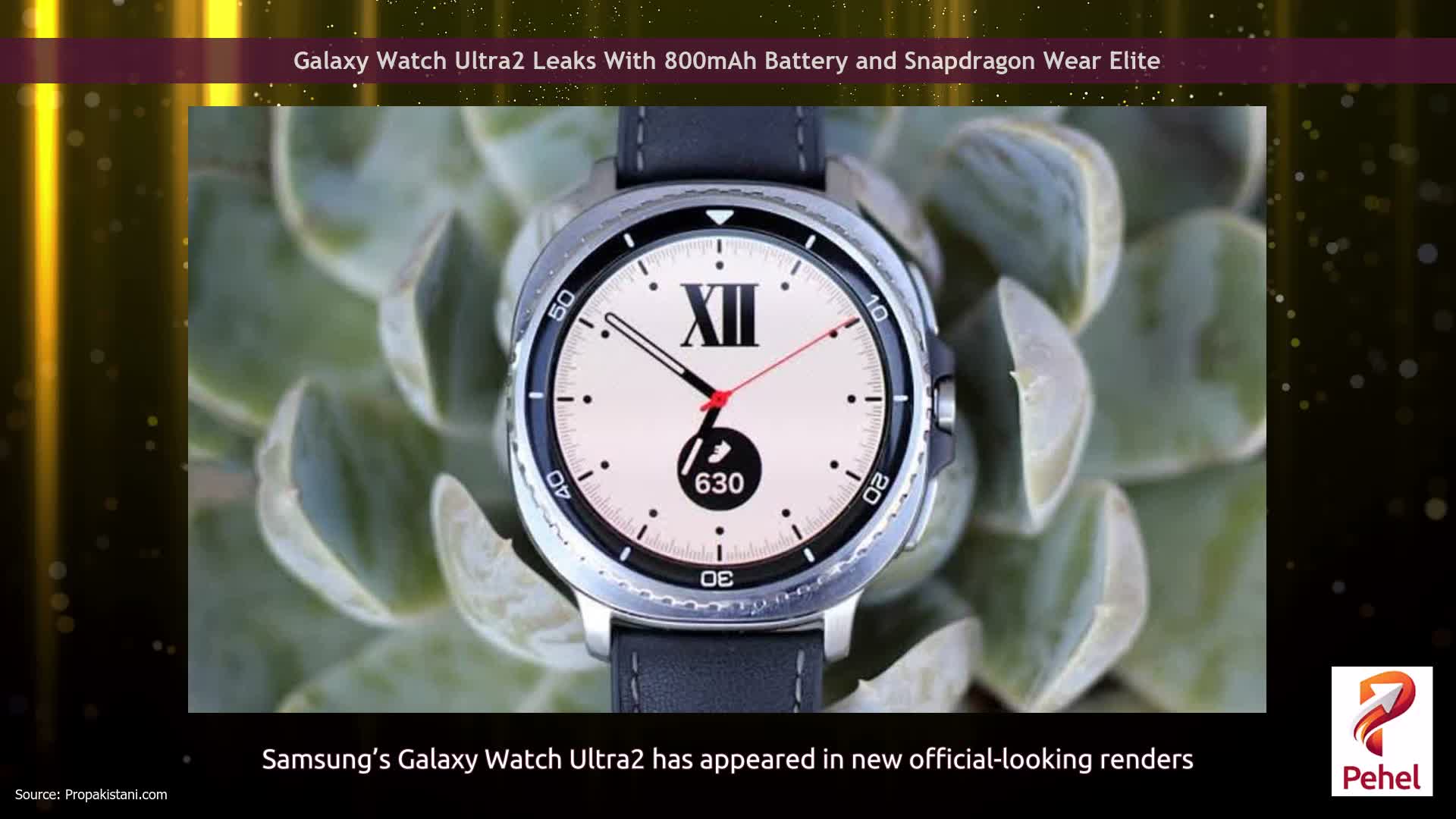 Galaxy Watch Ultra2 Leaks With 800mAh Battery and Snapdragon Wear Elite