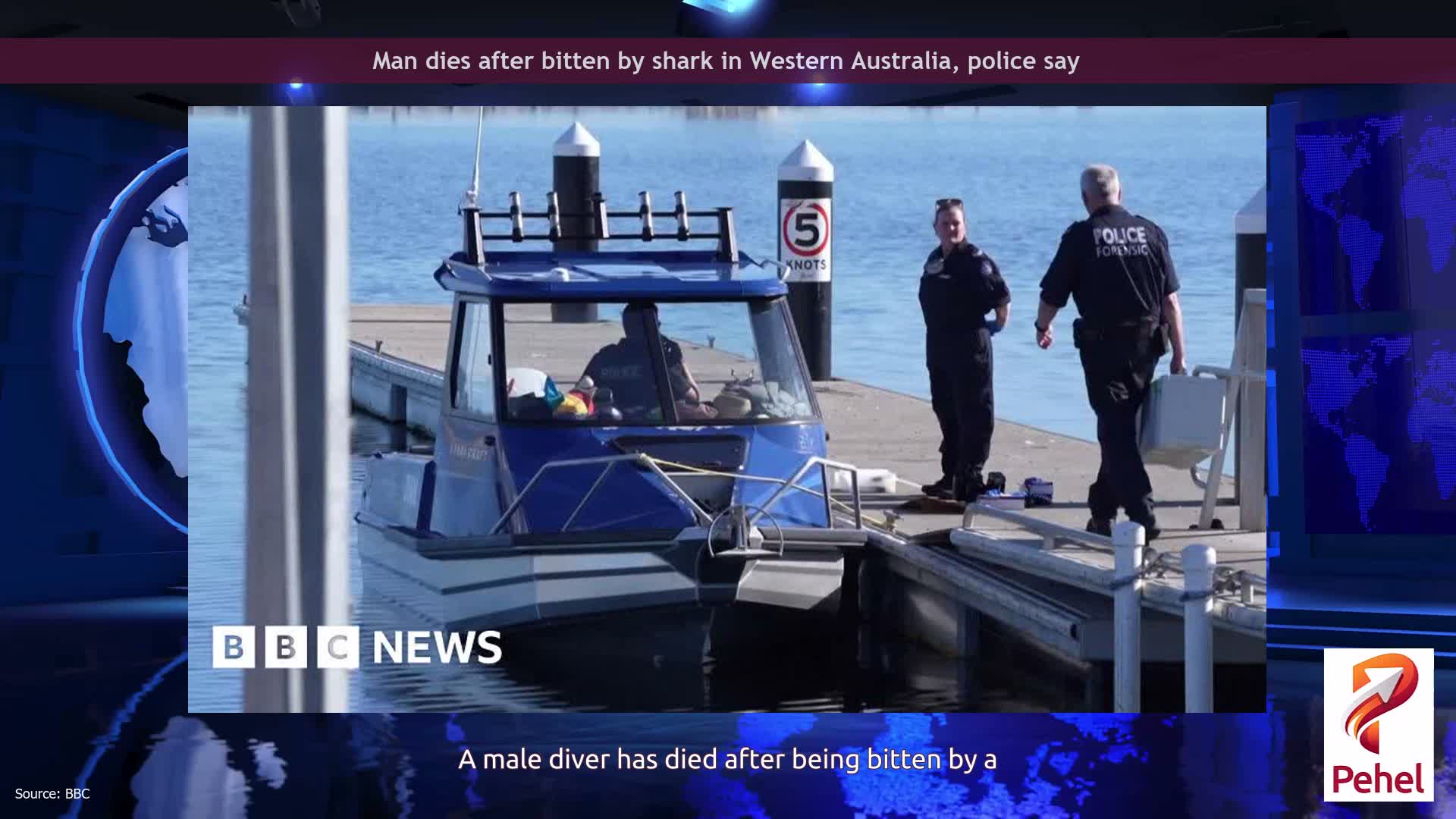 Man dies after bitten by shark in Western Australia, police say