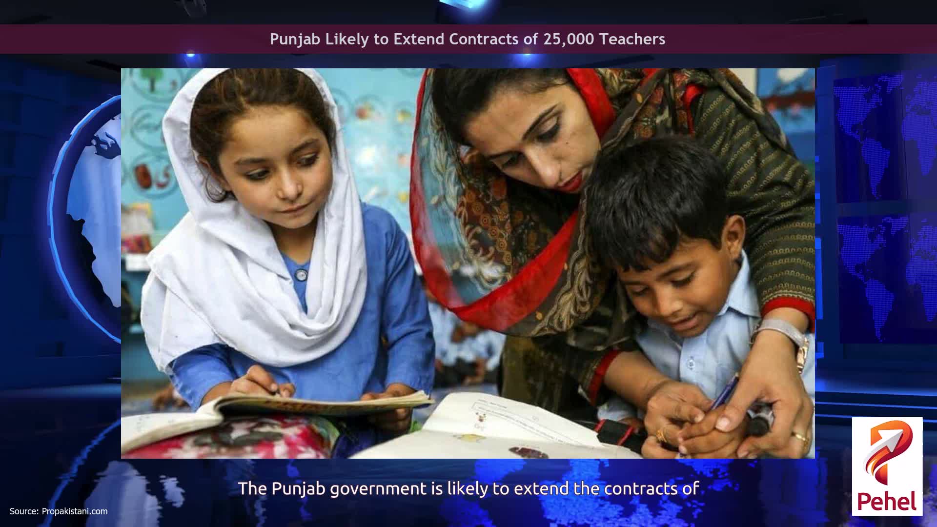 Punjab Likely to Extend Contracts of 25,000 Teachers