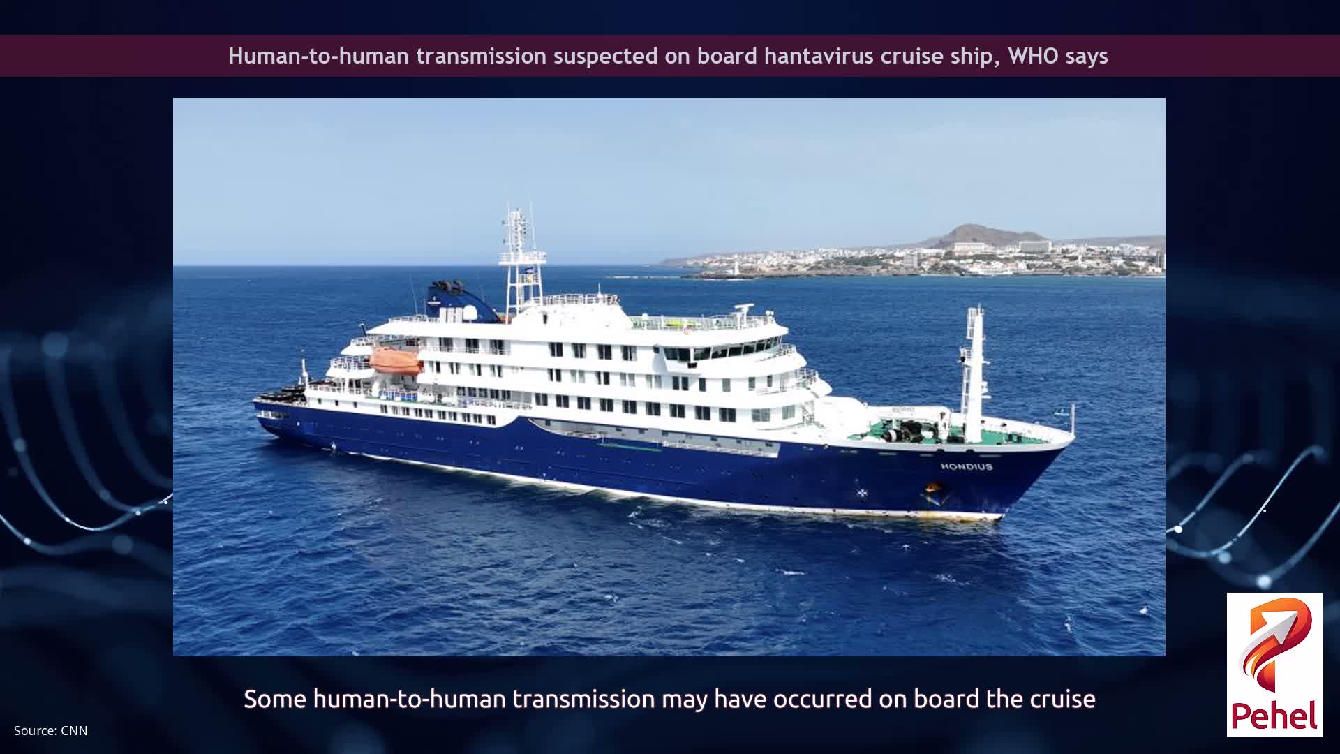 Human-to-human transmission suspected on board hantavirus cruise ship, WHO says