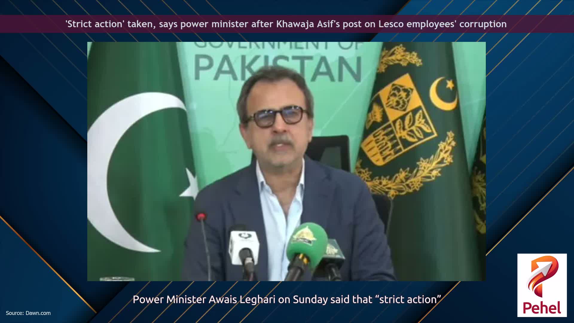 'Strict action' taken, says power minister after Khawaja Asif's post on Lesco employees' corruption