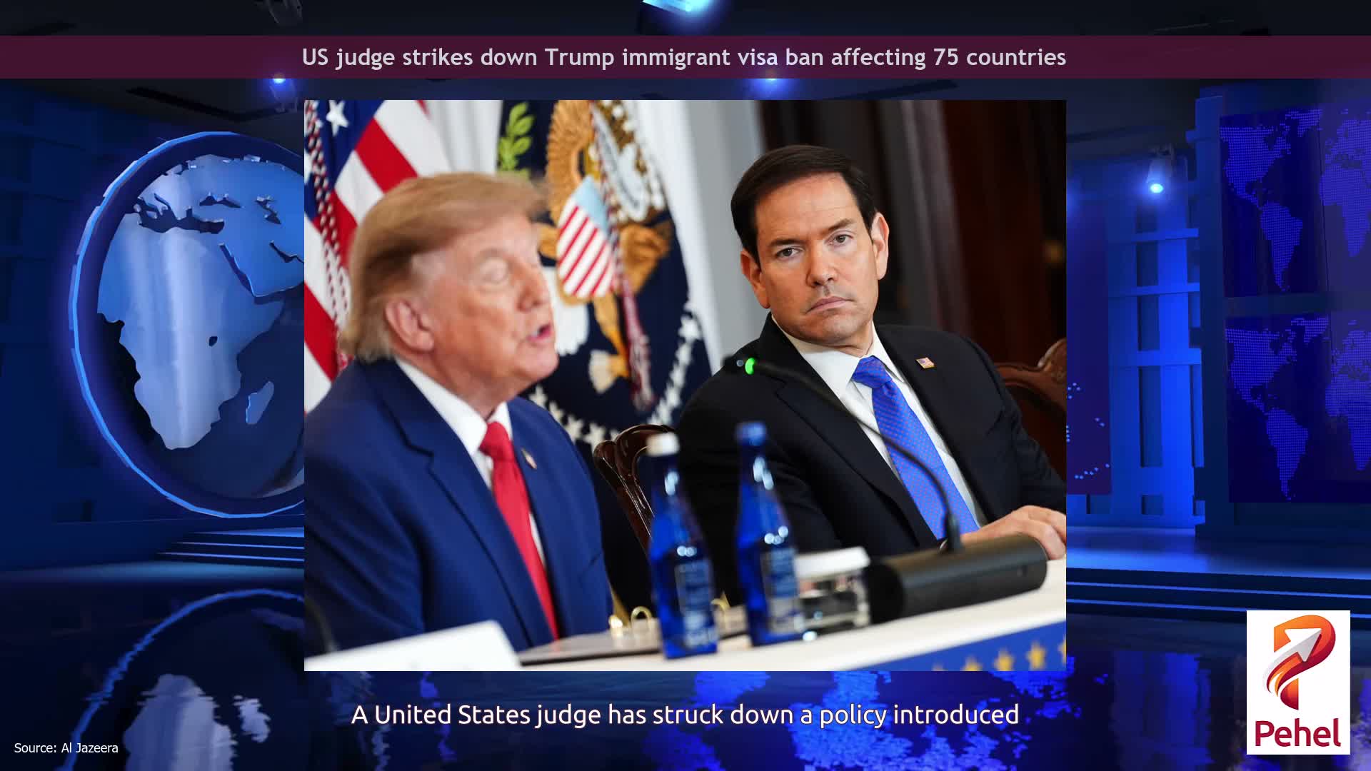 US judge strikes down Trump immigrant visa ban affecting 75 countries