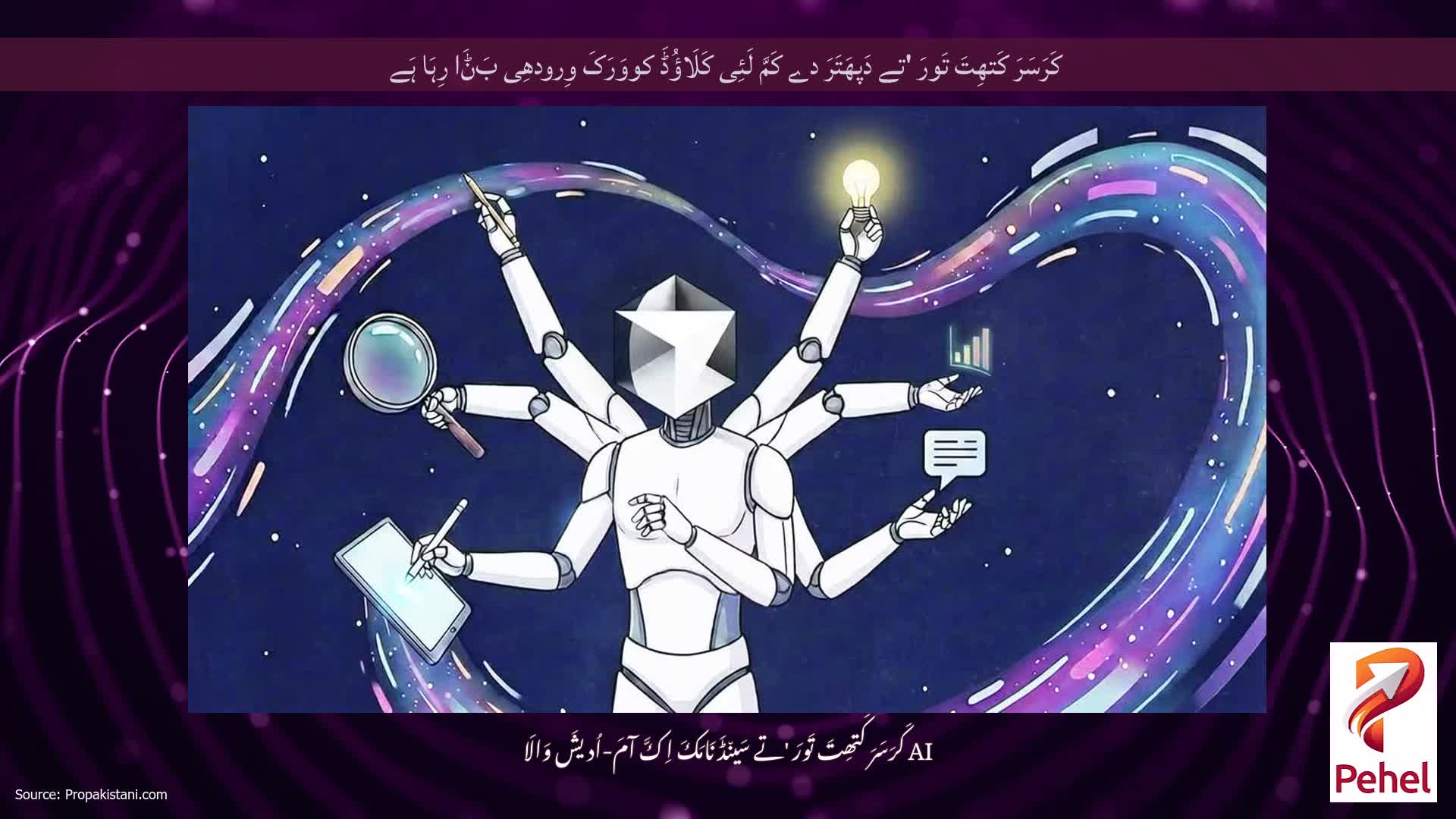 کَرَسَرَ کَتھِتَ تَورَ 'تے دَپھَتَرَ دے کَمَّ لَئِی کَلَاؤُڈَ کووَرَکَ وِرودھِی بَݨَا رِہَا ہَے