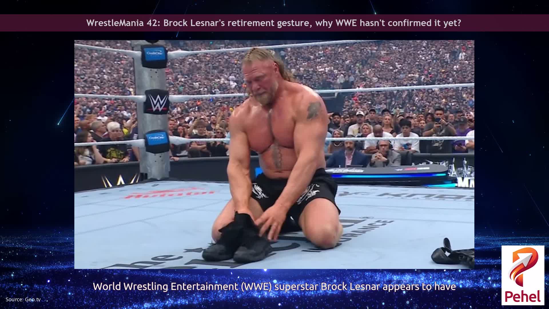 WrestleMania 42: Brock Lesnar's retirement gesture, why WWE hasn't confirmed it yet?