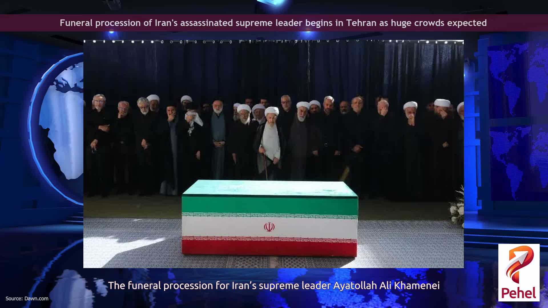 Funeral procession of Iran's assassinated supreme leader begins in Tehran as huge crowds expected