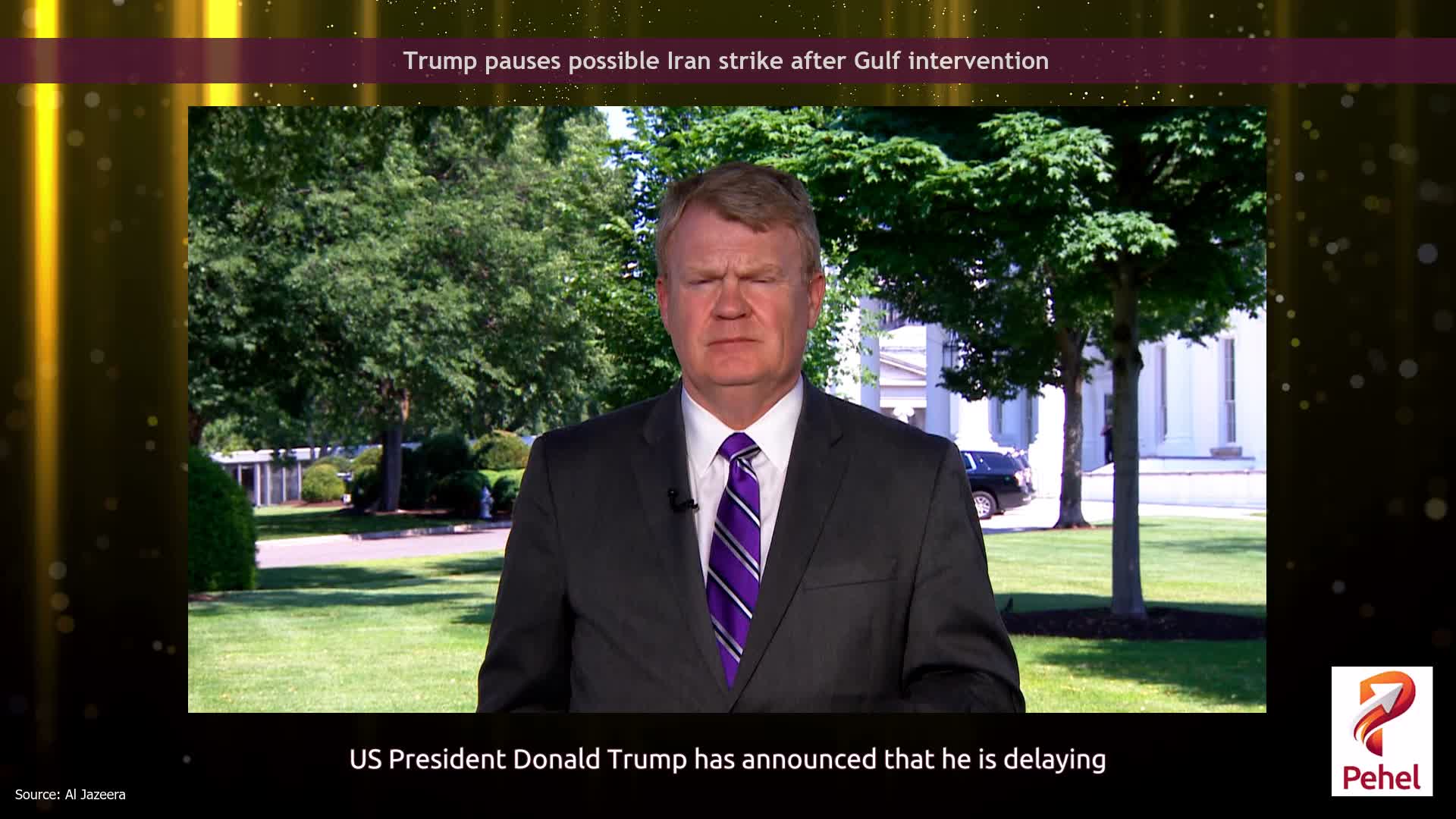 Trump pauses possible Iran strike after Gulf intervention
