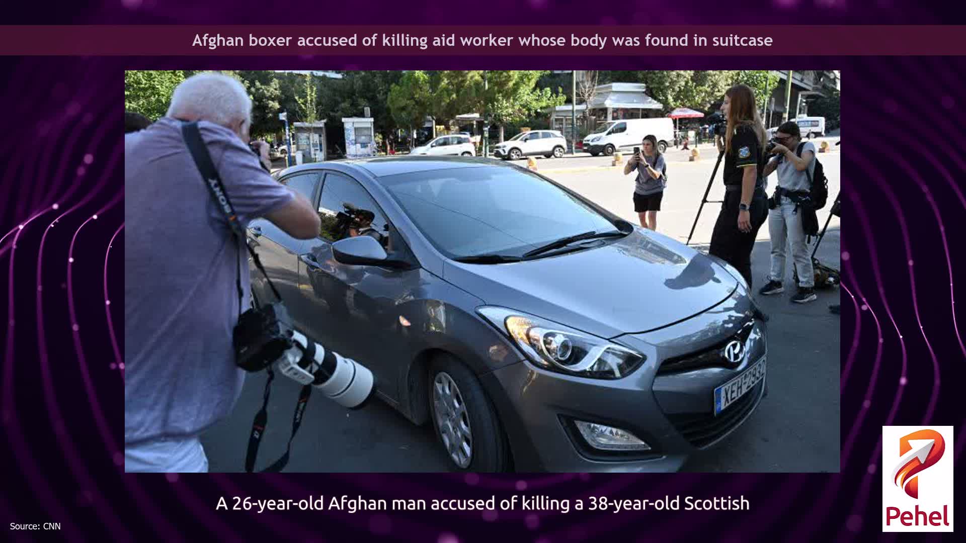 Afghan boxer accused of killing aid worker whose body was found in suitcase