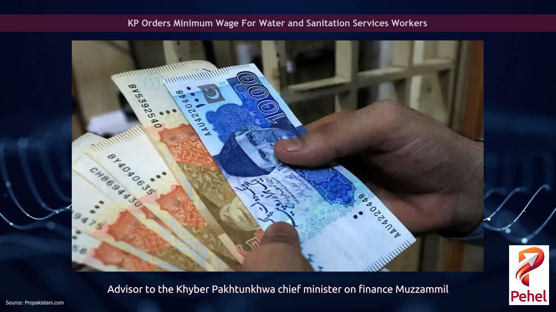 KP Orders Minimum Wage For Water and Sanitation Services Workers