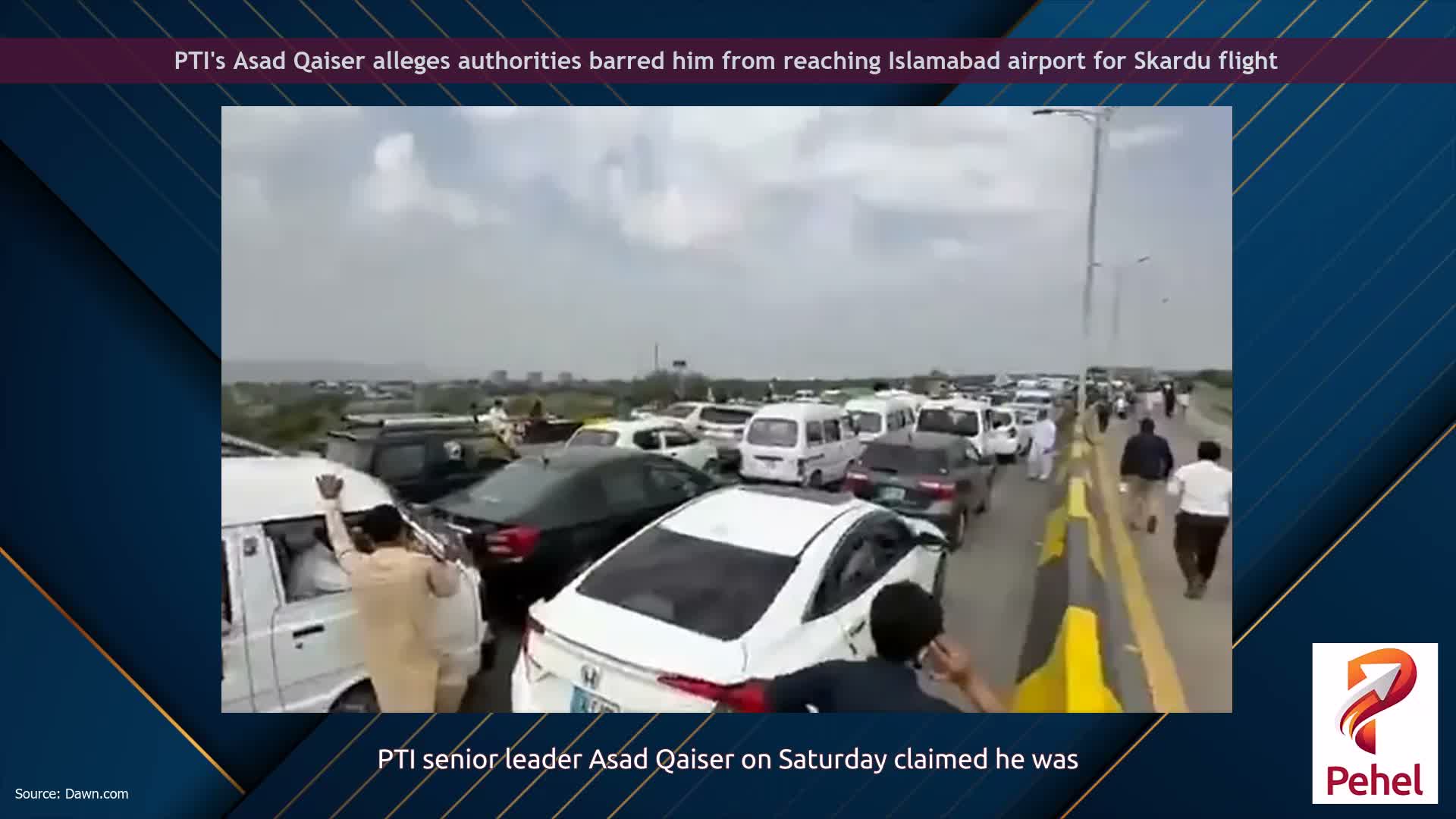 PTI's Asad Qaiser alleges authorities barred him from reaching Islamabad airport for Skardu flight