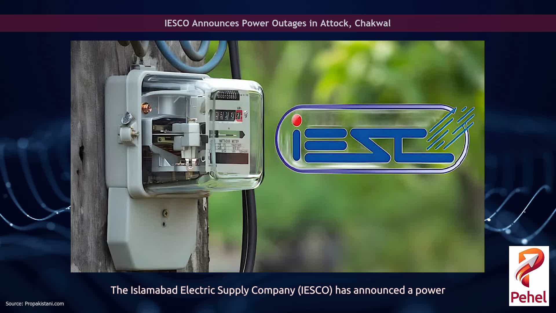 IESCO Announces Power Outages in Attock, Chakwal