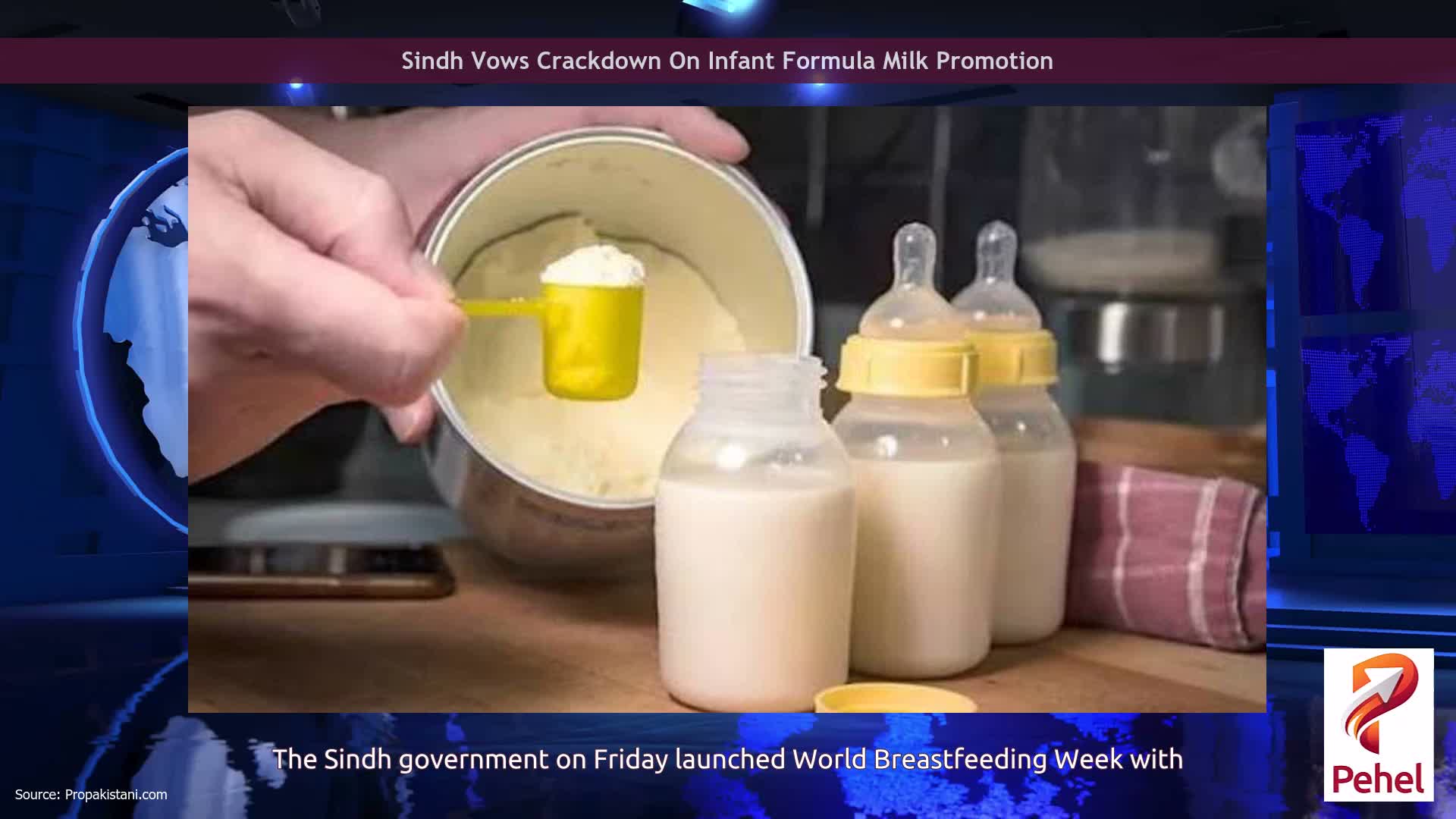 Sindh Vows Crackdown On Infant Formula Milk Promotion