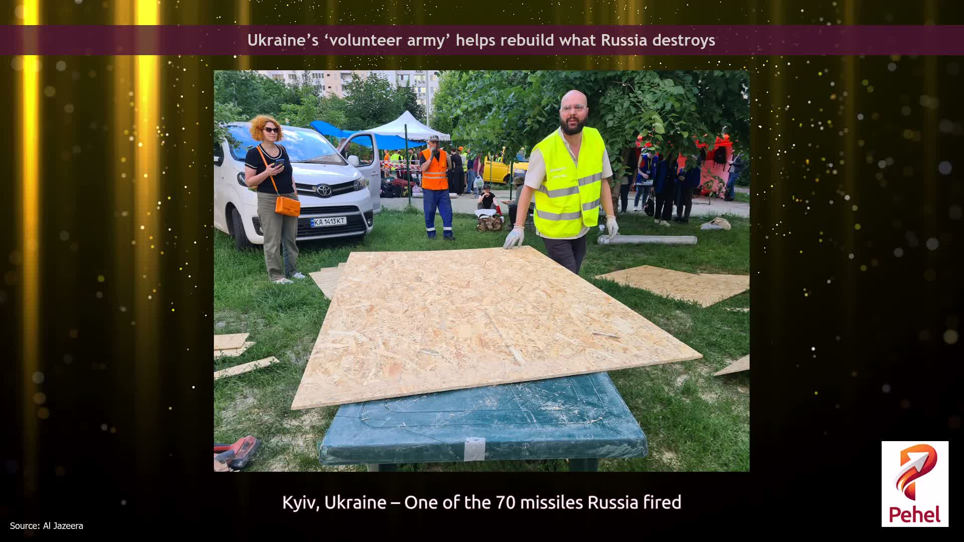 Ukraine’s ‘volunteer army’ helps rebuild what Russia destroys