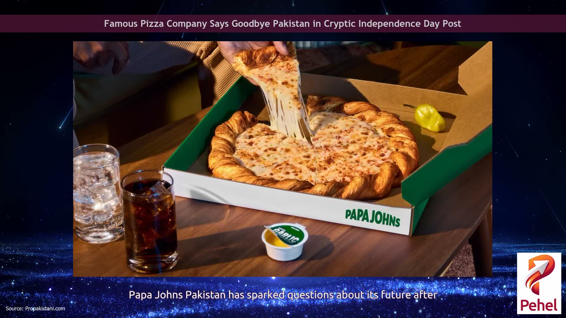 Famous Pizza Company Says Goodbye Pakistan in Cryptic Independence Day Post