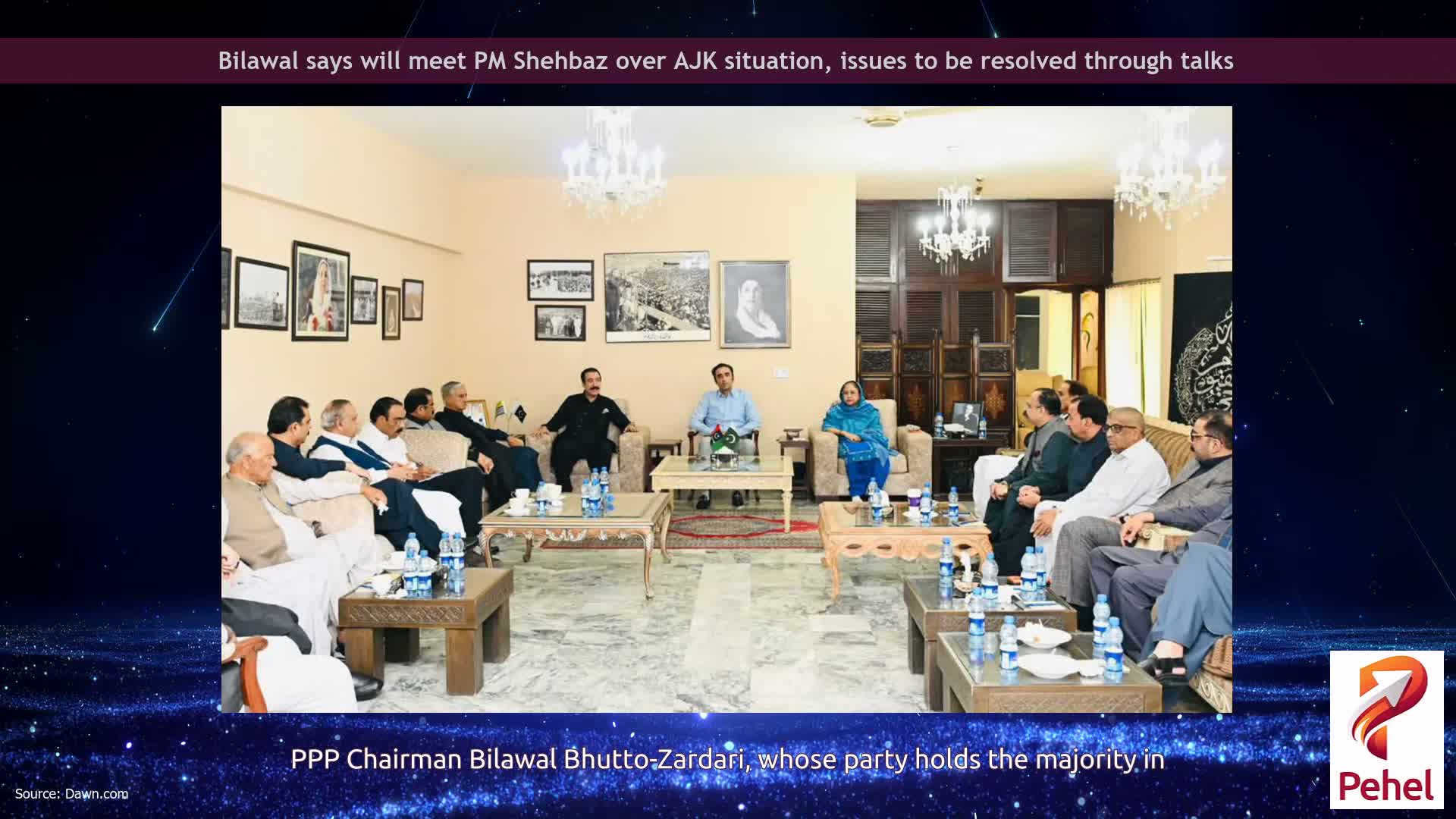 Bilawal says will meet PM Shehbaz over AJK situation, issues to be resolved through talks