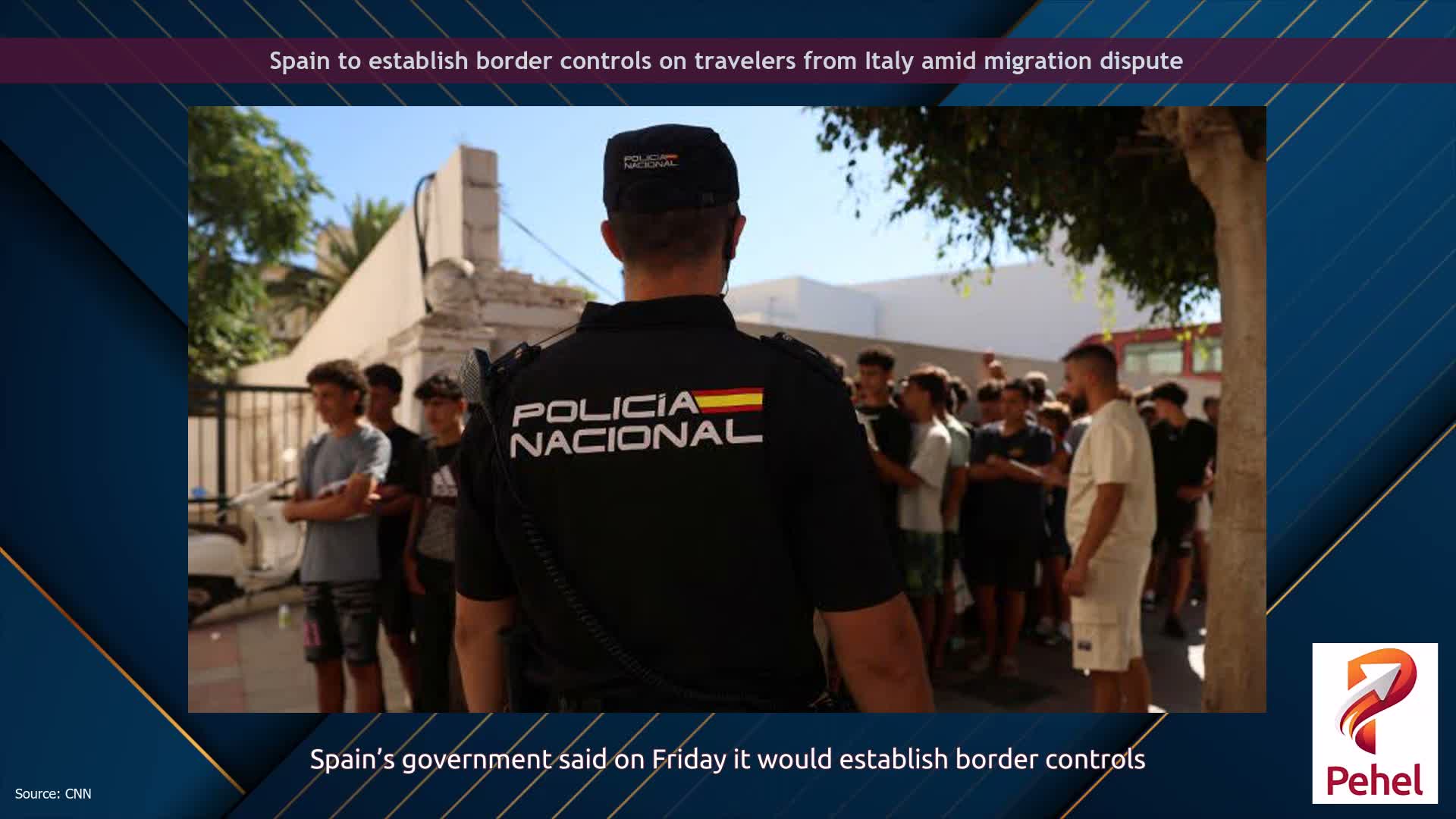 Spain to establish border controls on travelers from Italy amid migration dispute