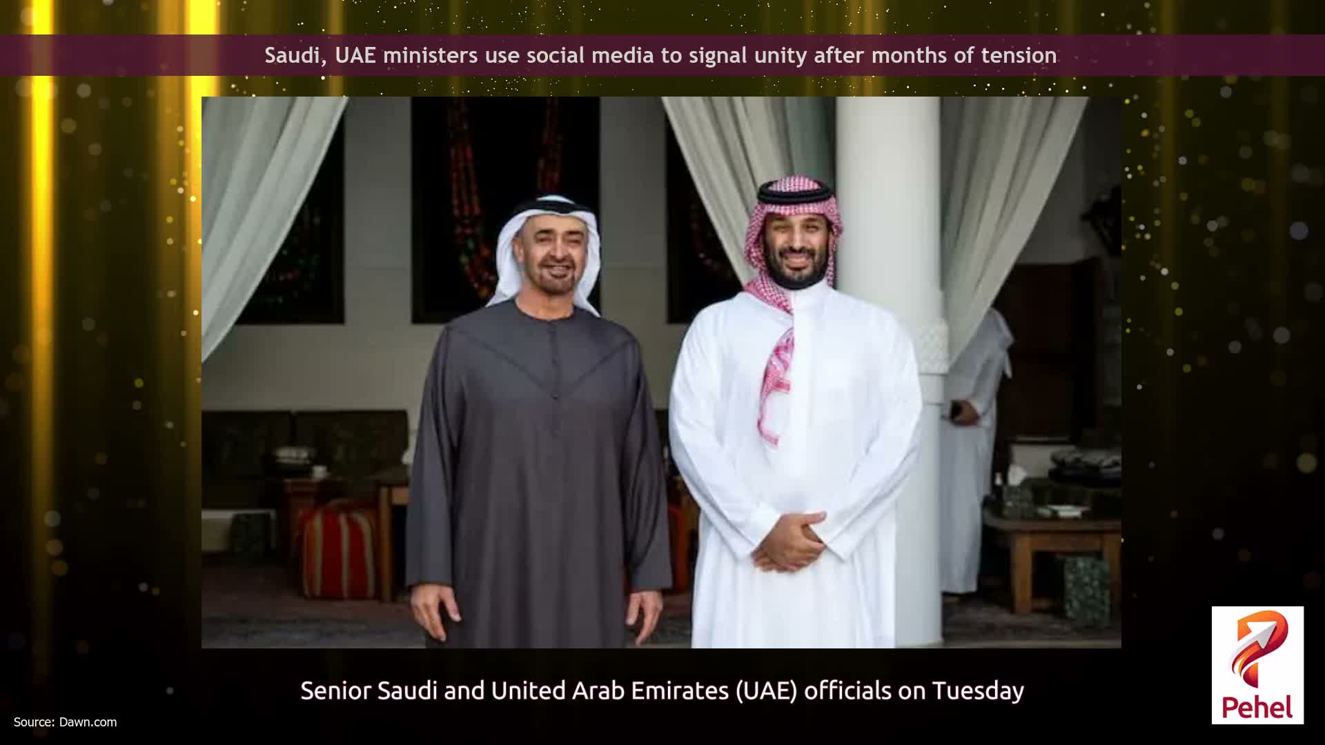Saudi, UAE ministers use social media to signal unity after months of tension