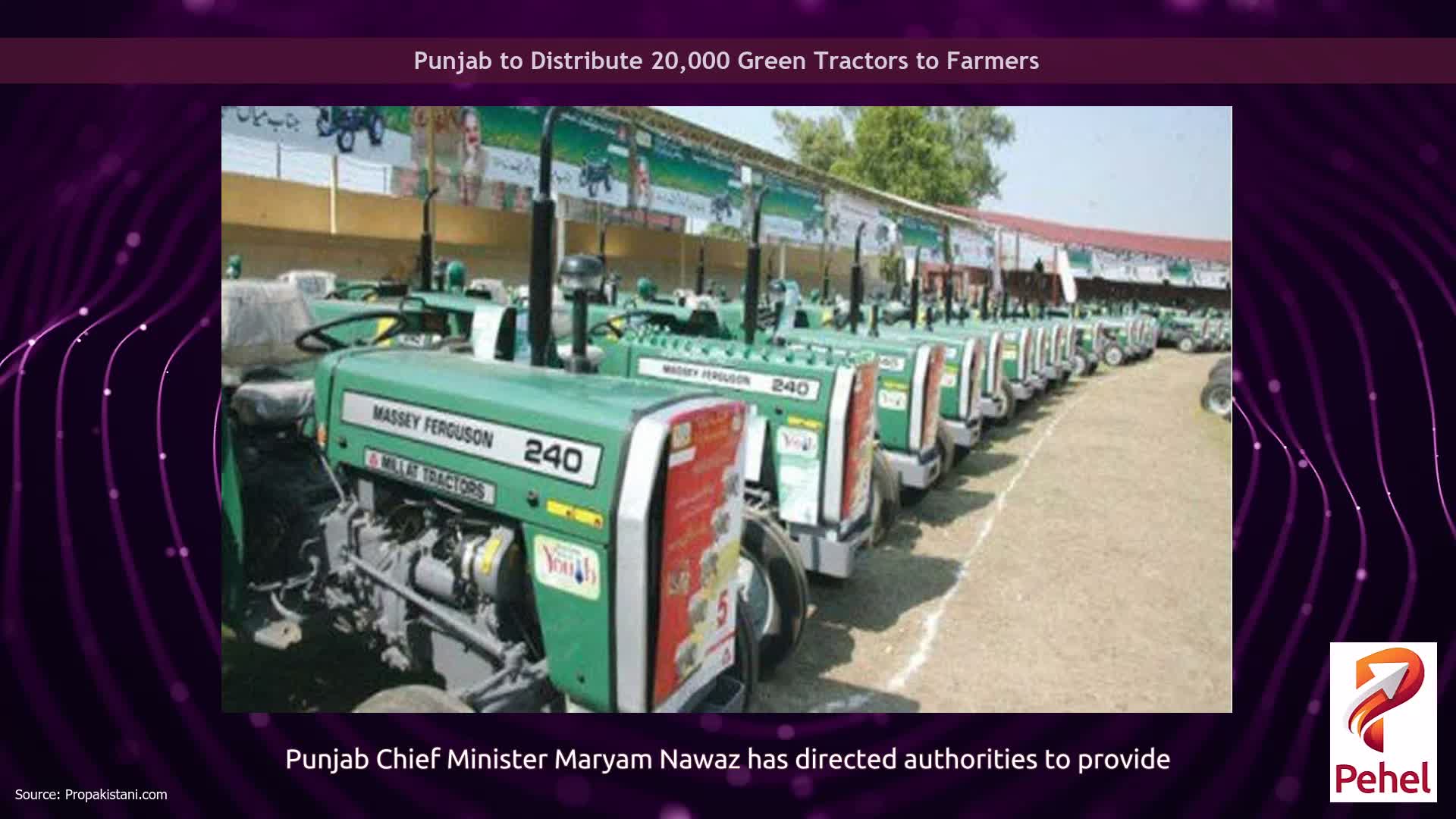 Punjab to Distribute 20,000 Green Tractors to Farmers