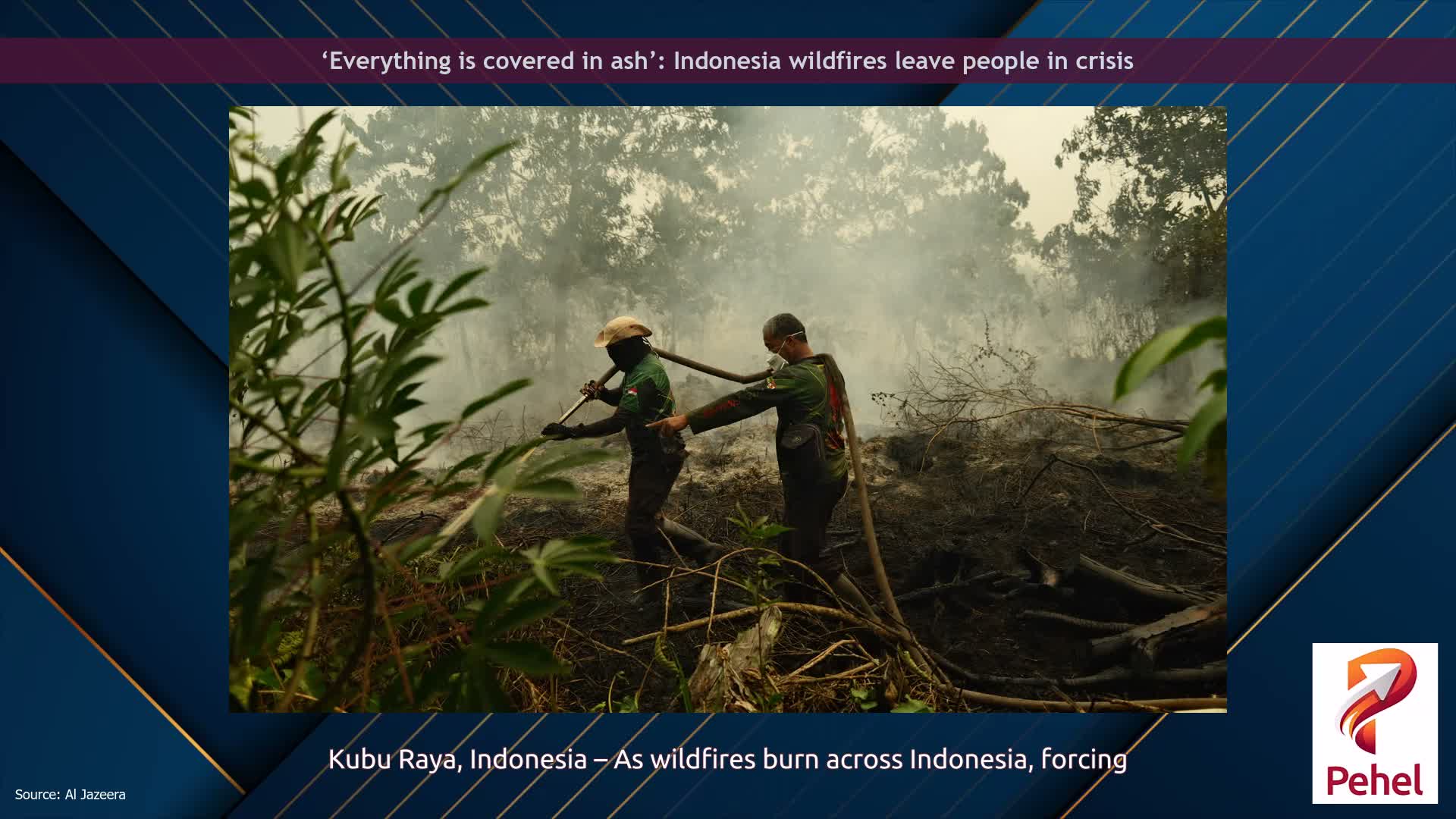 ‘Everything is covered in ash’: Indonesia wildfires leave people in crisis