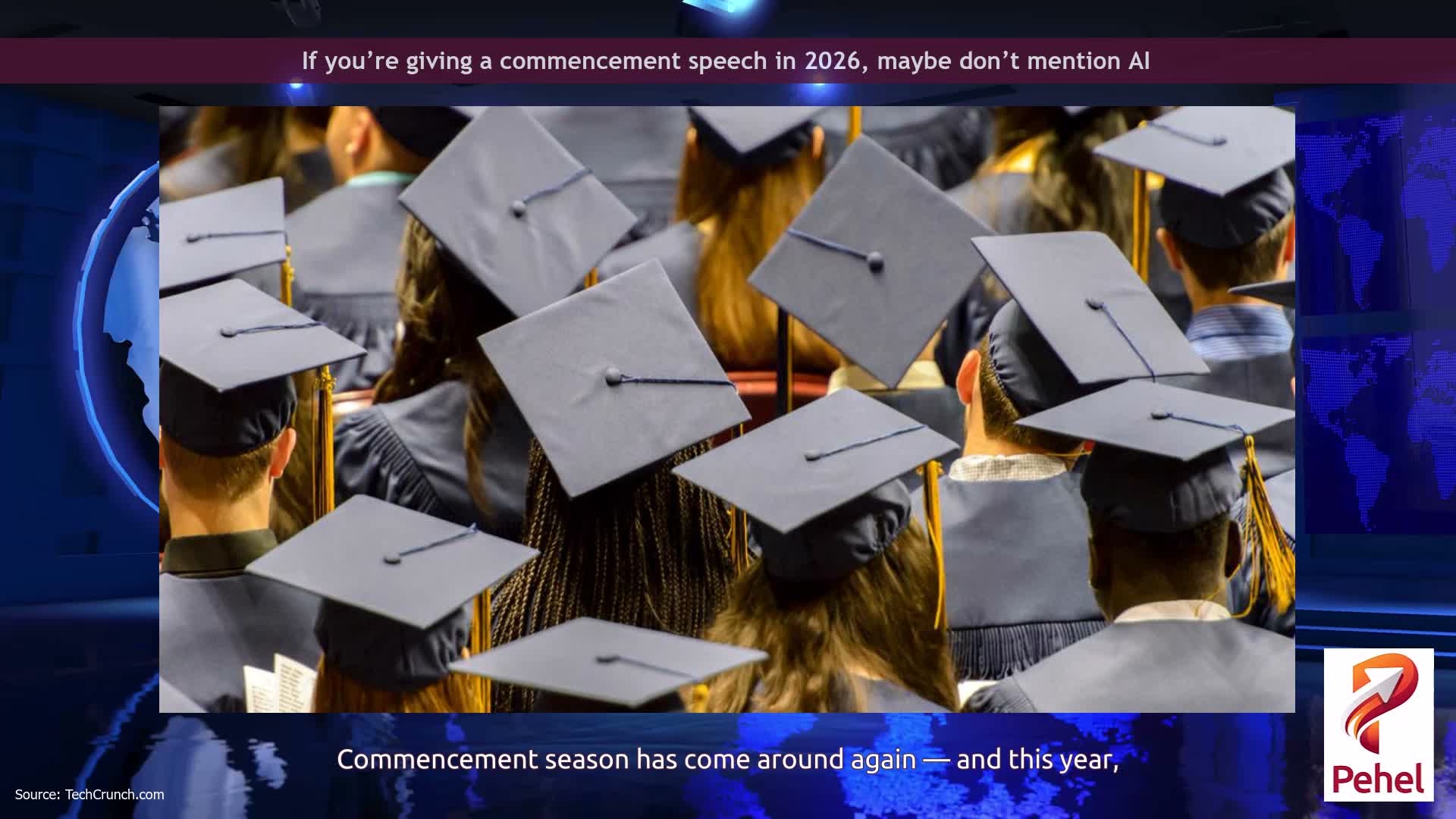 If you’re giving a commencement speech in 2026, maybe don’t mention AI