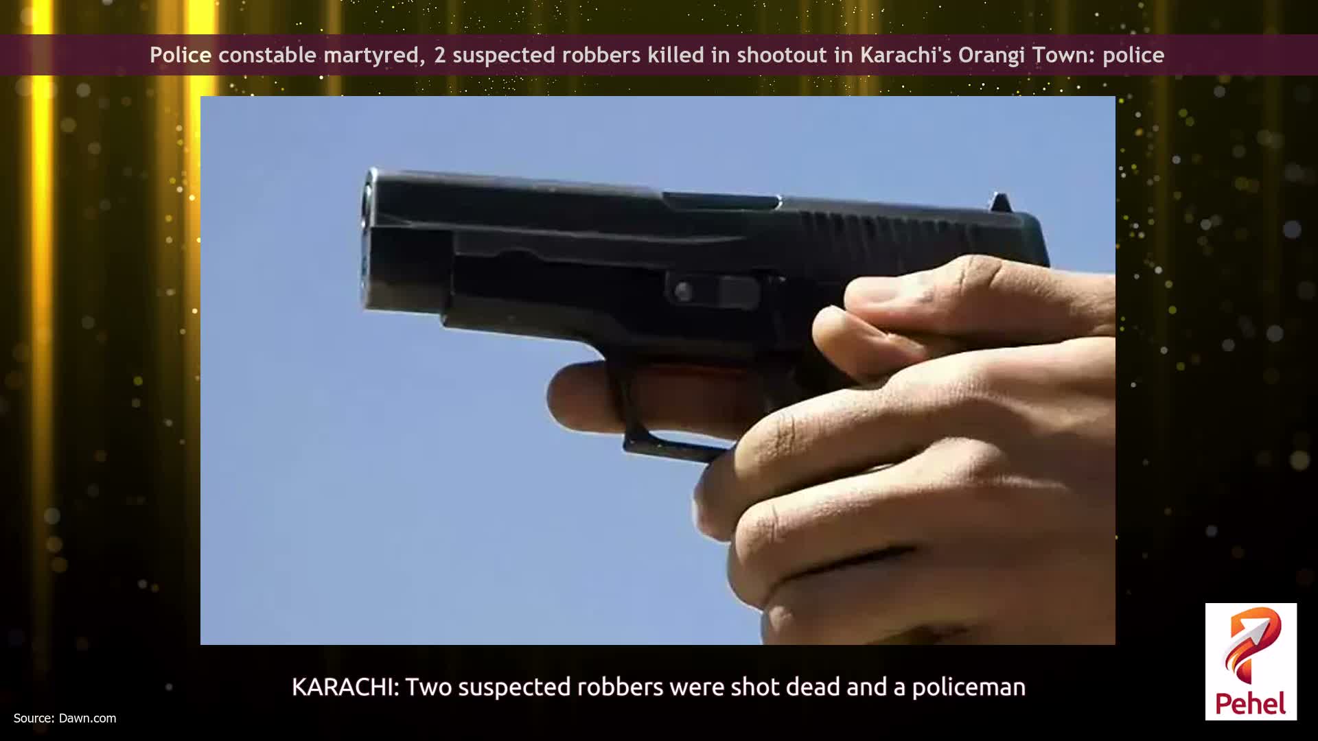 Police constable martyred, 2 suspected robbers killed in shootout in Karachi's Orangi Town: police