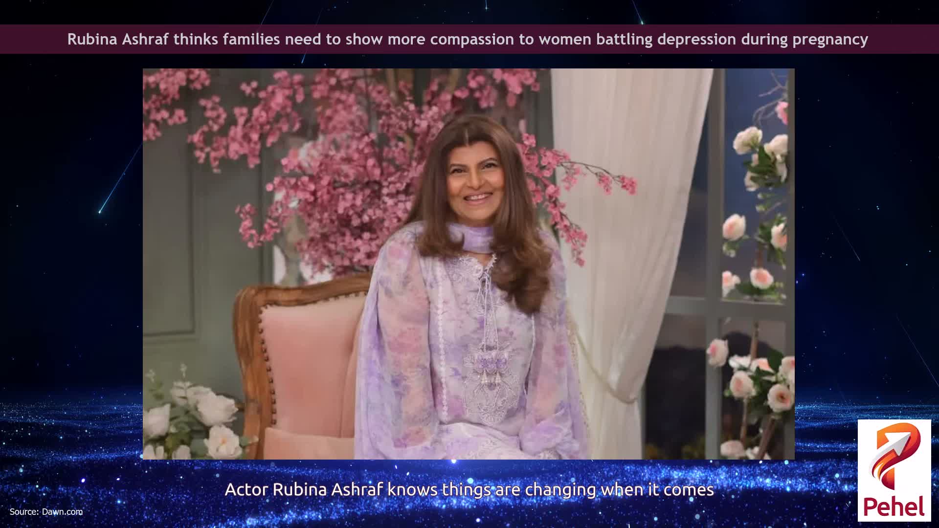 Rubina Ashraf thinks families need to show more compassion to women battling depression during pregnancy