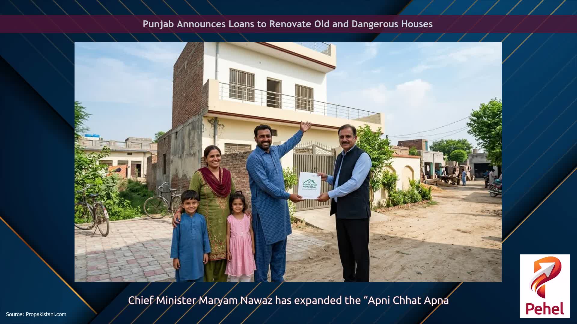 Punjab Announces Loans to Renovate Old and Dangerous Houses