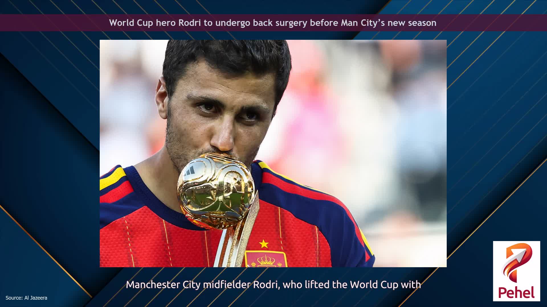 World Cup hero Rodri to undergo back surgery before Man City’s new season