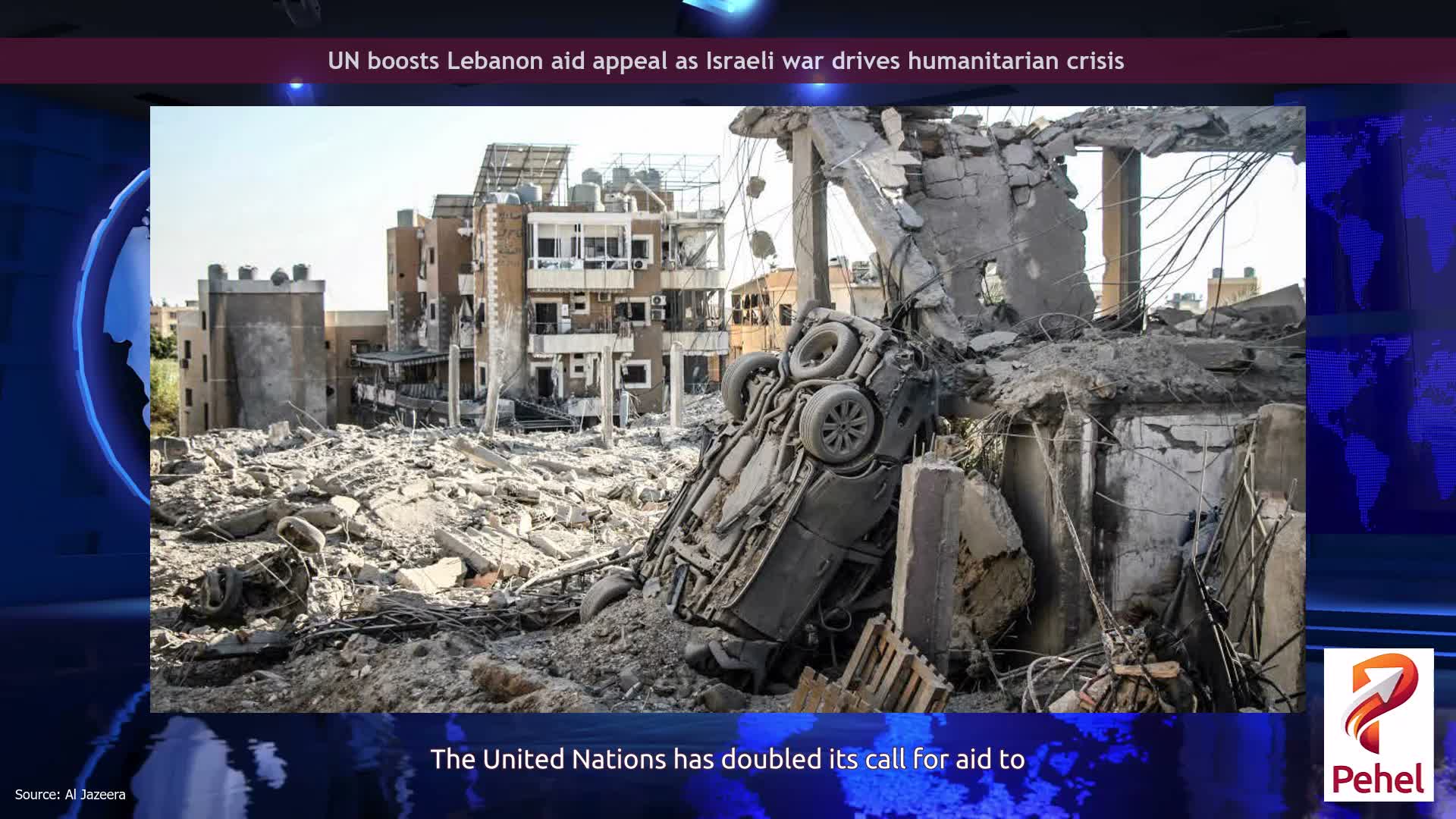 UN boosts Lebanon aid appeal as Israeli war drives humanitarian crisis