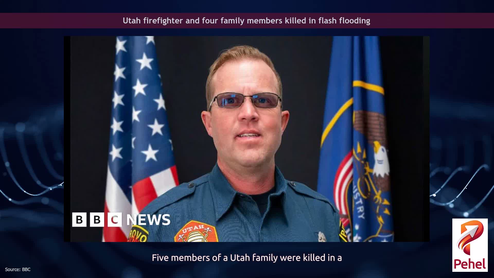 Utah firefighter and four family members killed in flash flooding