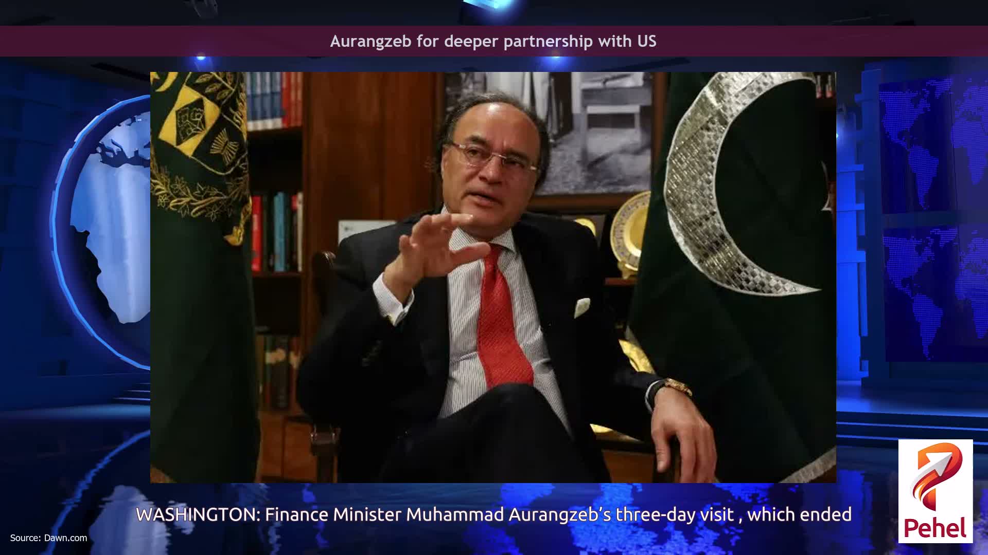 Aurangzeb for deeper partnership with US