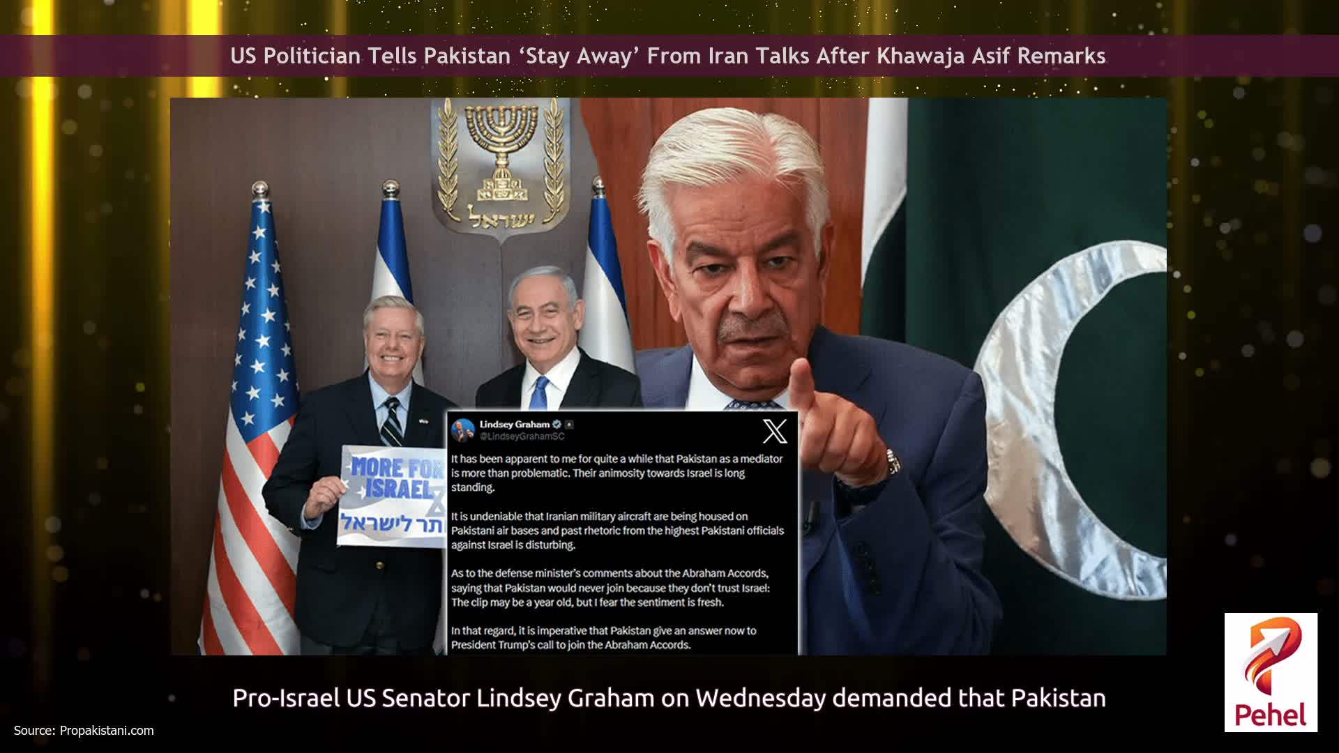 US Politician Tells Pakistan ‘Stay Away’ From Iran Talks After Khawaja Asif Remarks