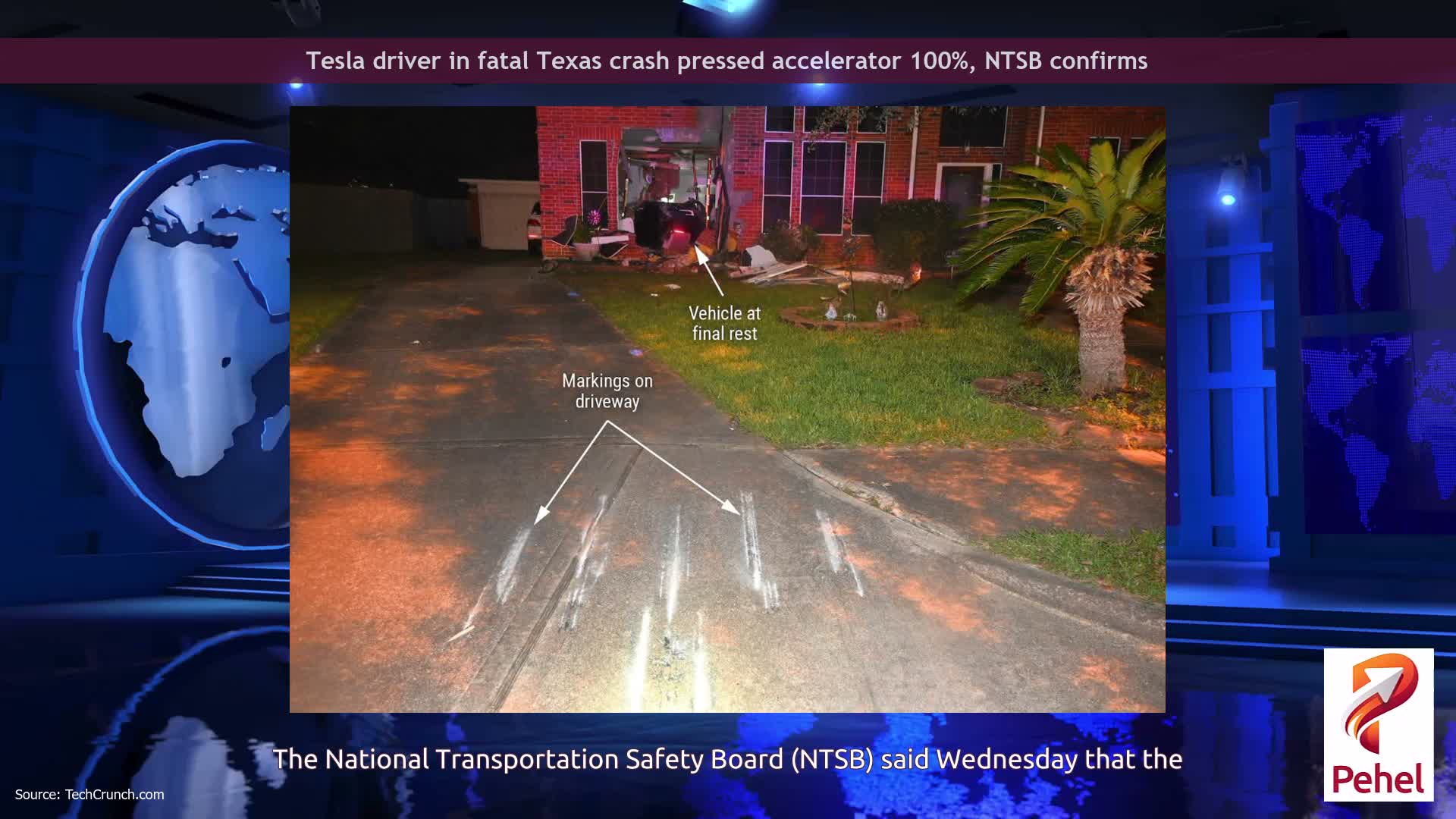 Tesla driver in fatal Texas crash pressed accelerator 100%, NTSB confirms