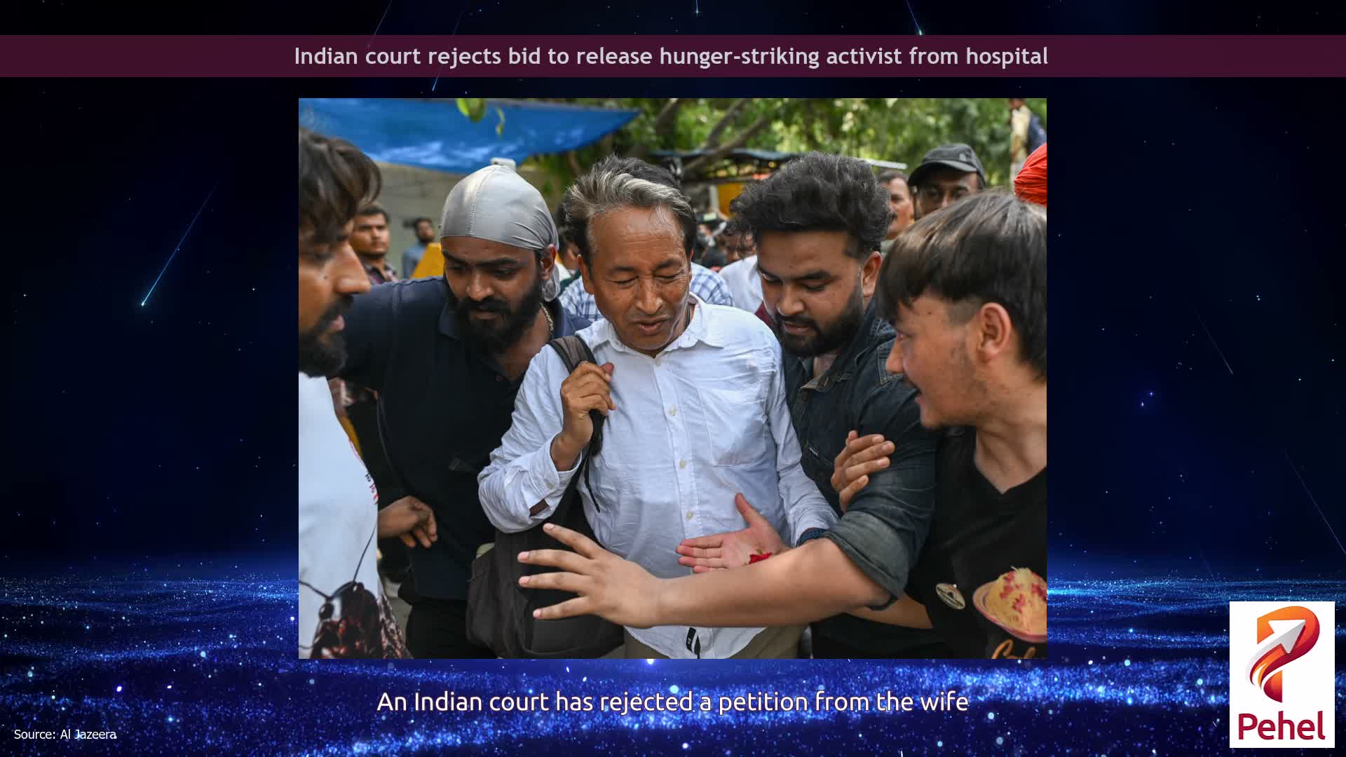 Indian court rejects bid to release hunger-striking activist from hospital