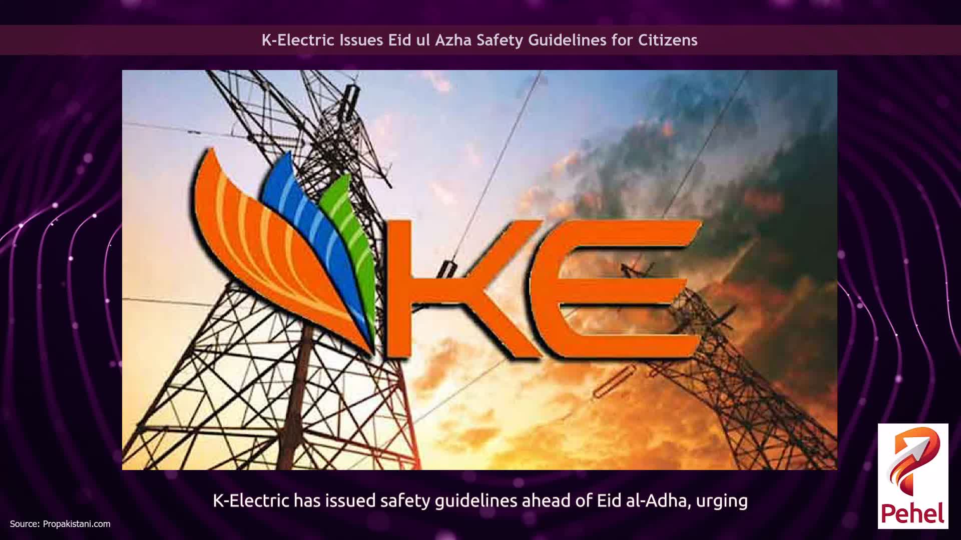 K-Electric Issues Eid ul Azha Safety Guidelines for Citizens