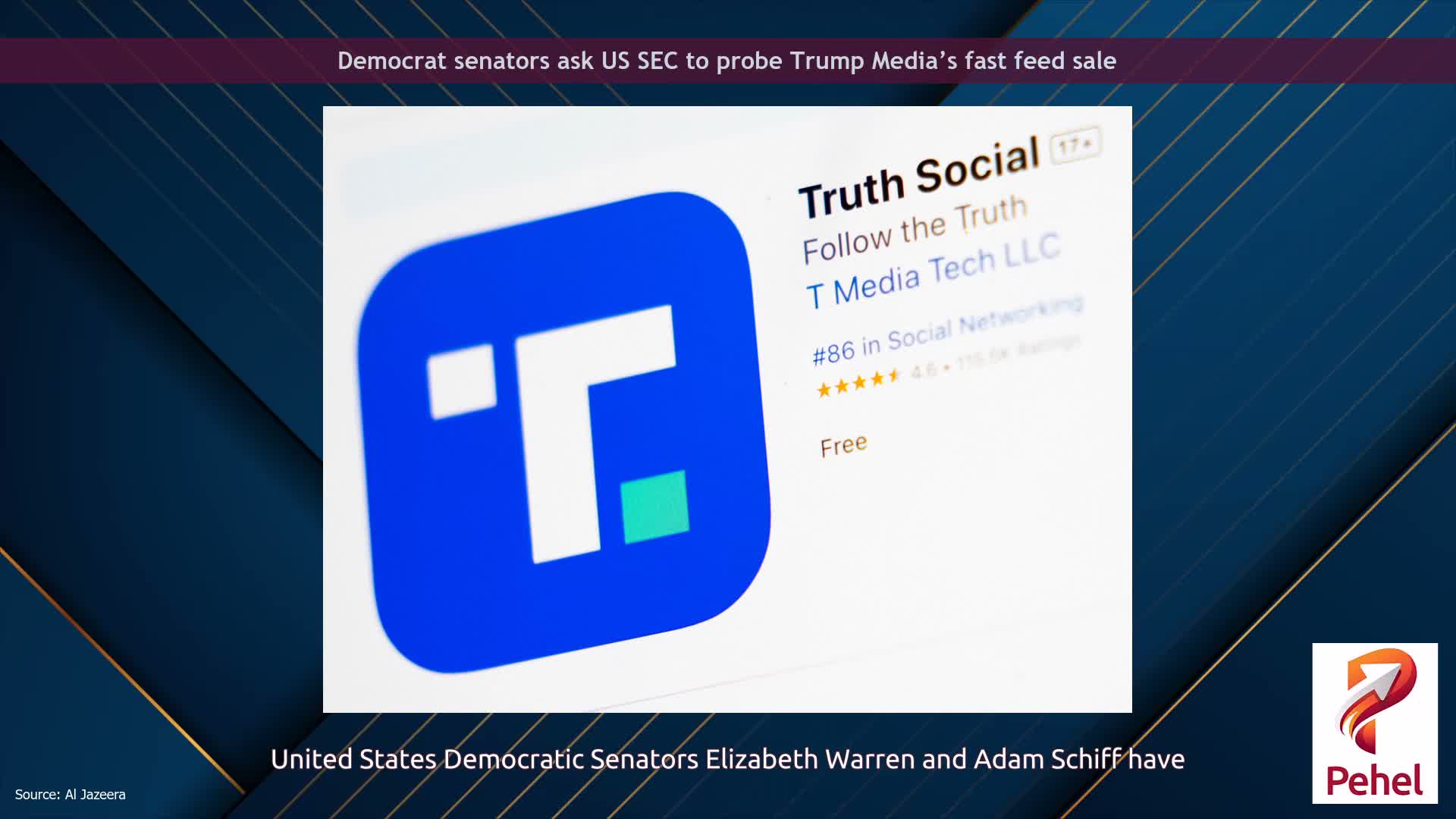 Democrat senators ask US SEC to probe Trump Media’s fast feed sale