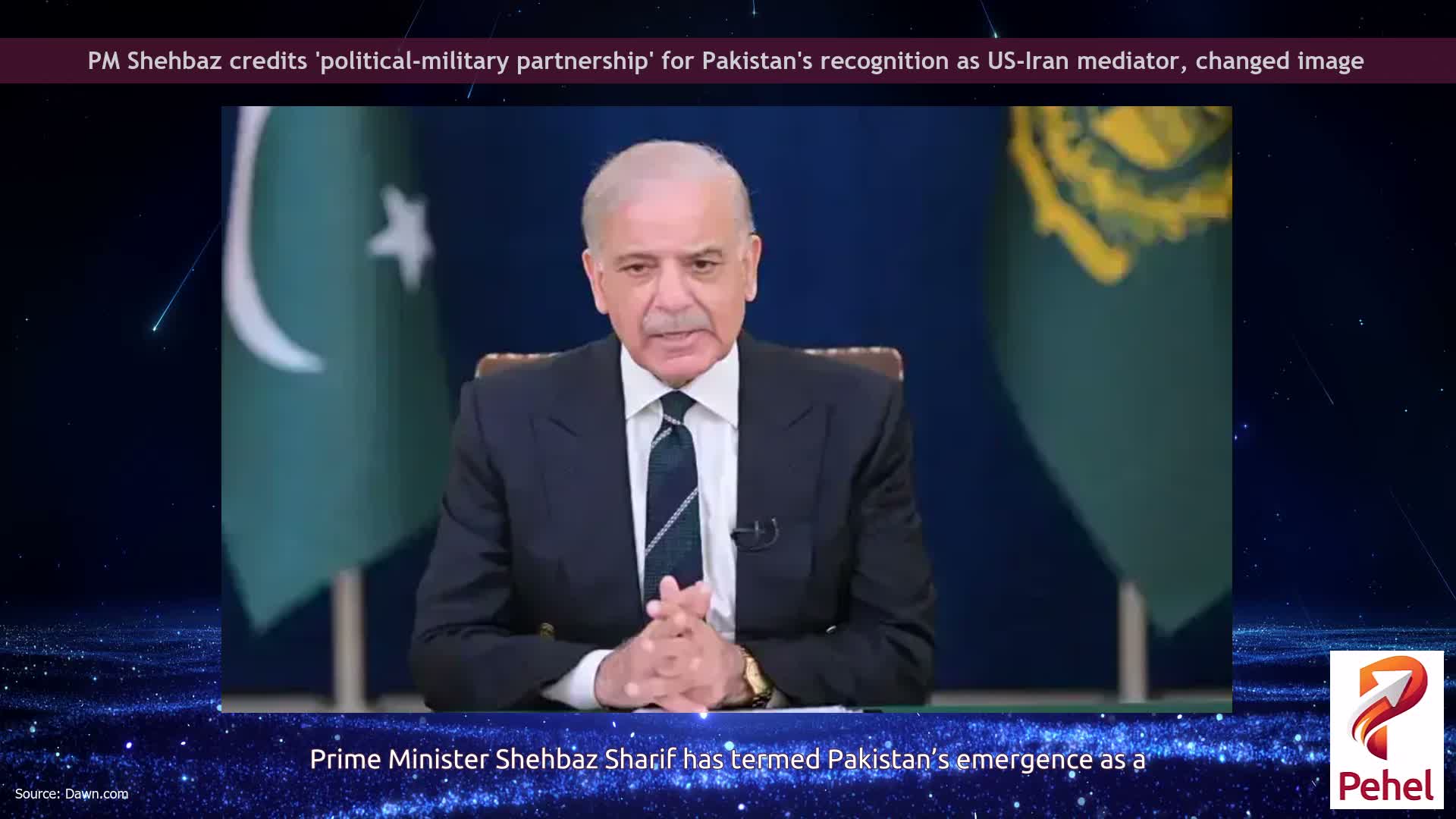 PM Shehbaz credits 'political-military partnership' for Pakistan's recognition as US-Iran mediator, changed image