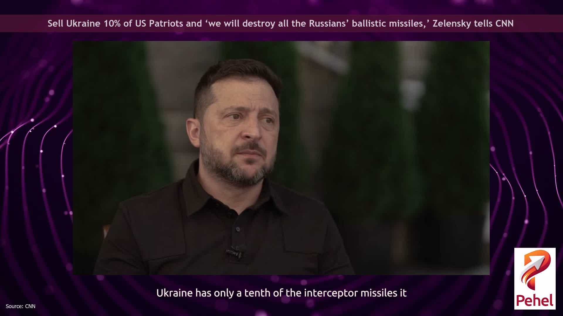 Sell Ukraine 10% of US Patriots and ‘we will destroy all the Russians’ ballistic missiles,’ Zelensky tells CNN