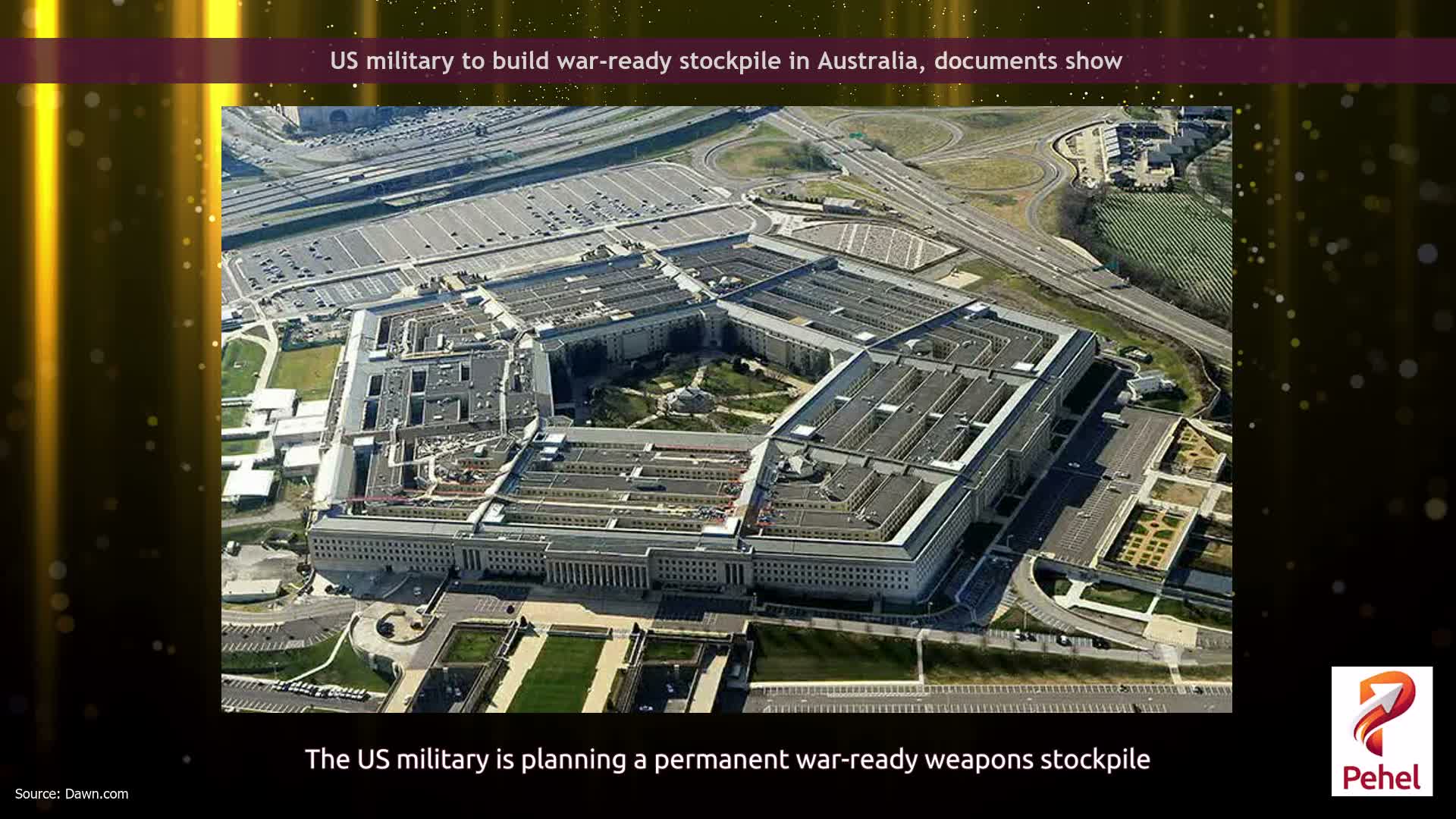 US military to build war-ready stockpile in Australia, documents show