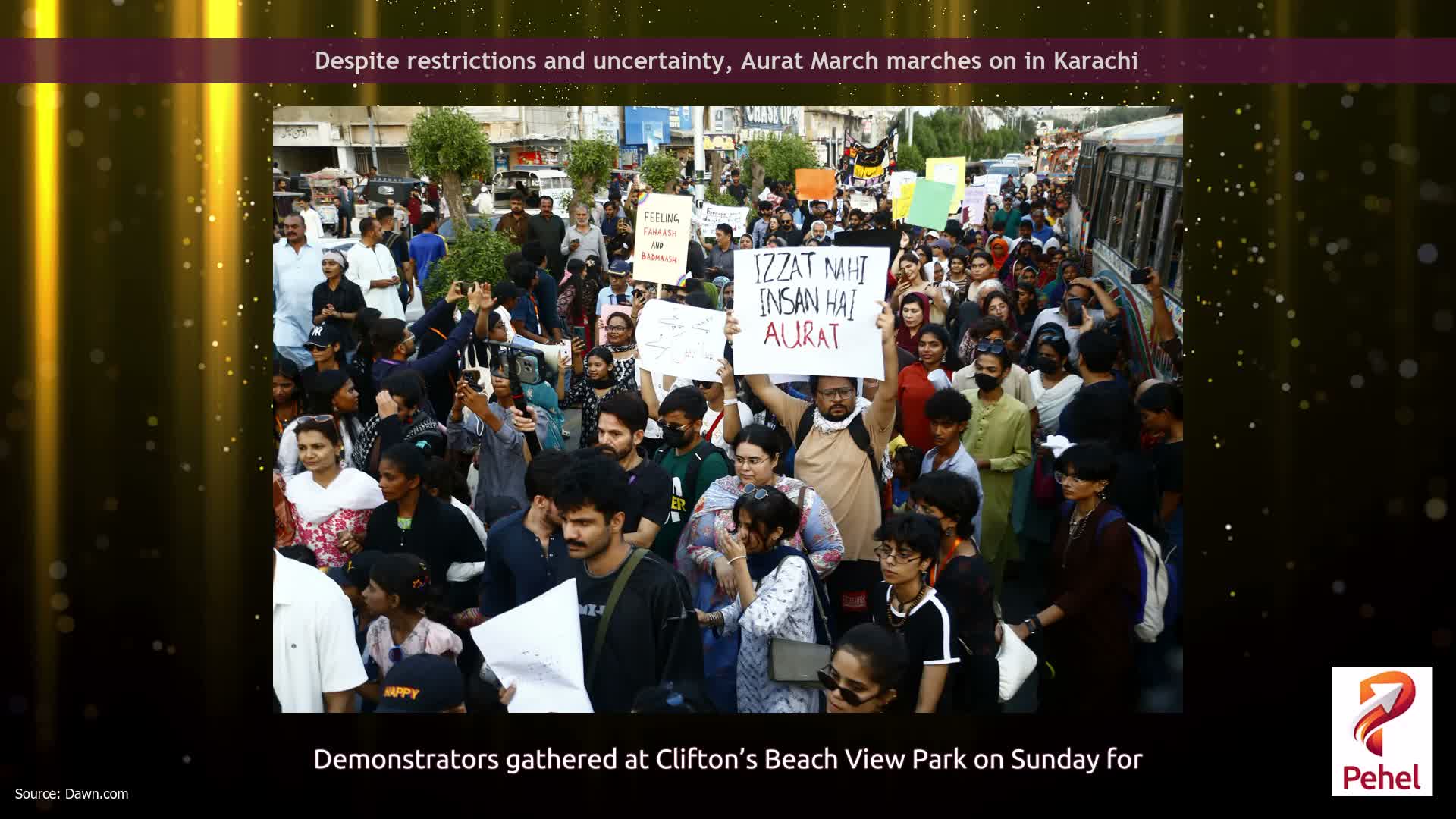 Despite restrictions and uncertainty, Aurat March marches on in Karachi